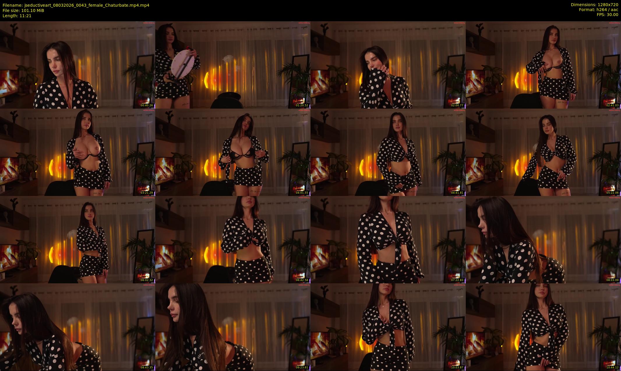 jseductiveart — 12 minute Chaturbate female cam show recording, 720p, Mar 8, 2026