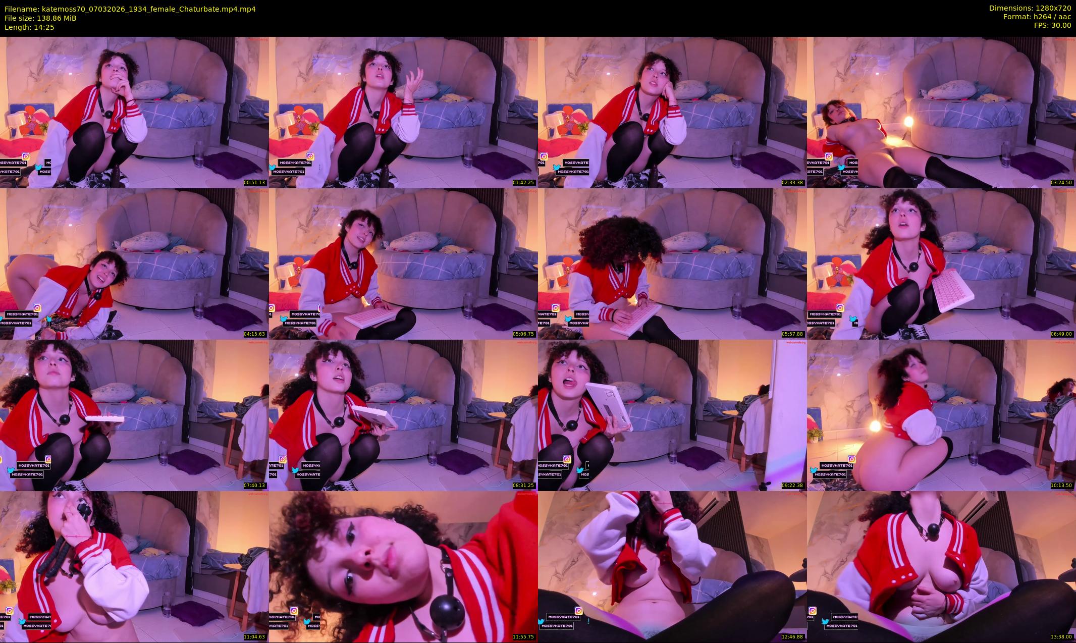 katemoss70 — 15 minute Chaturbate female cam show recording, 720p, Mar 7, 2026