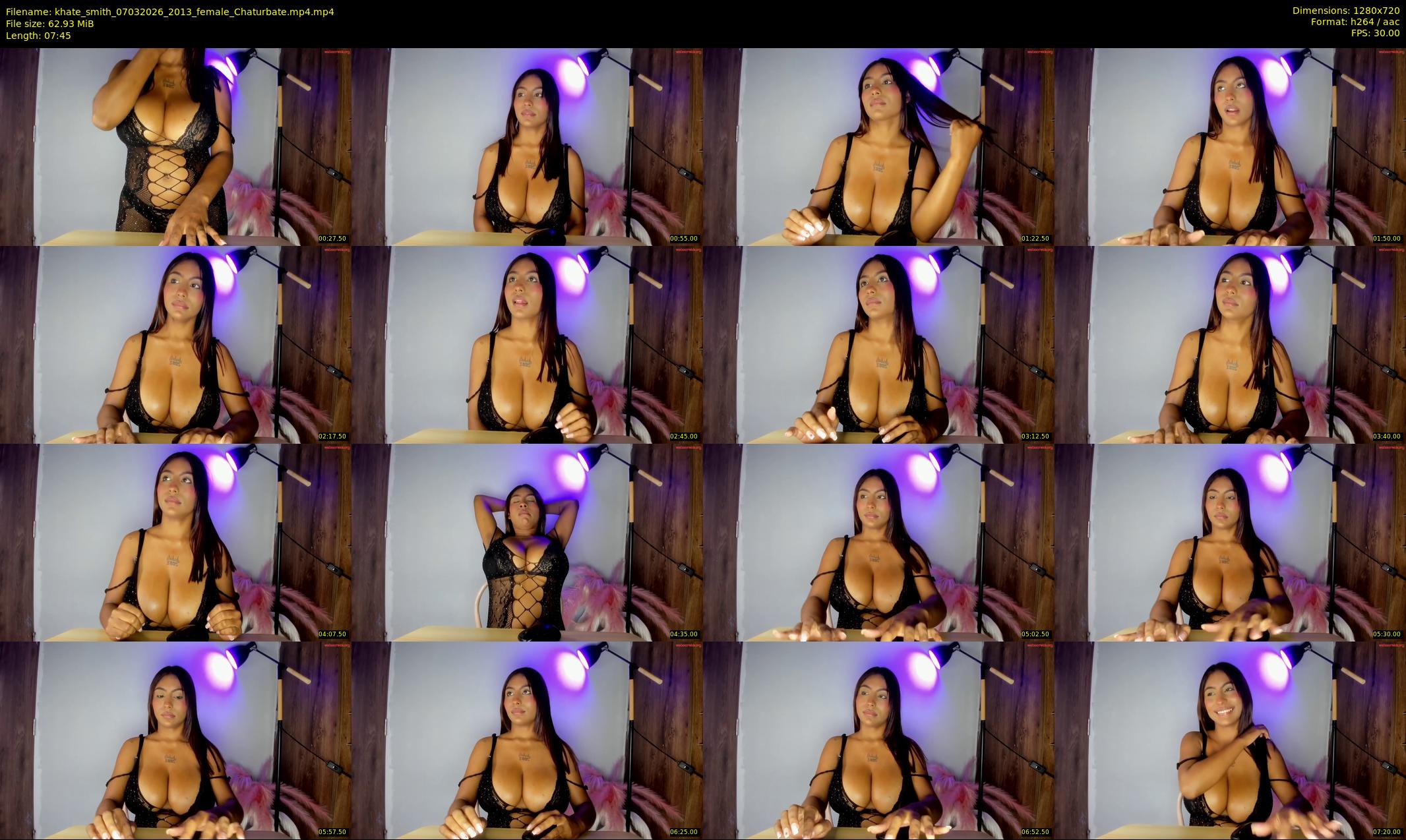 khate_smith — 8 minute Chaturbate female cam show recording, 720p, Mar 7, 2026