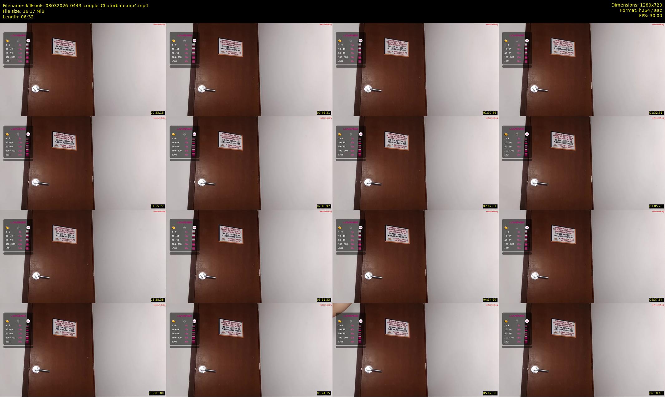 killsouls — 7 minute Chaturbate couple cam show recording, 720p, Mar 8, 2026