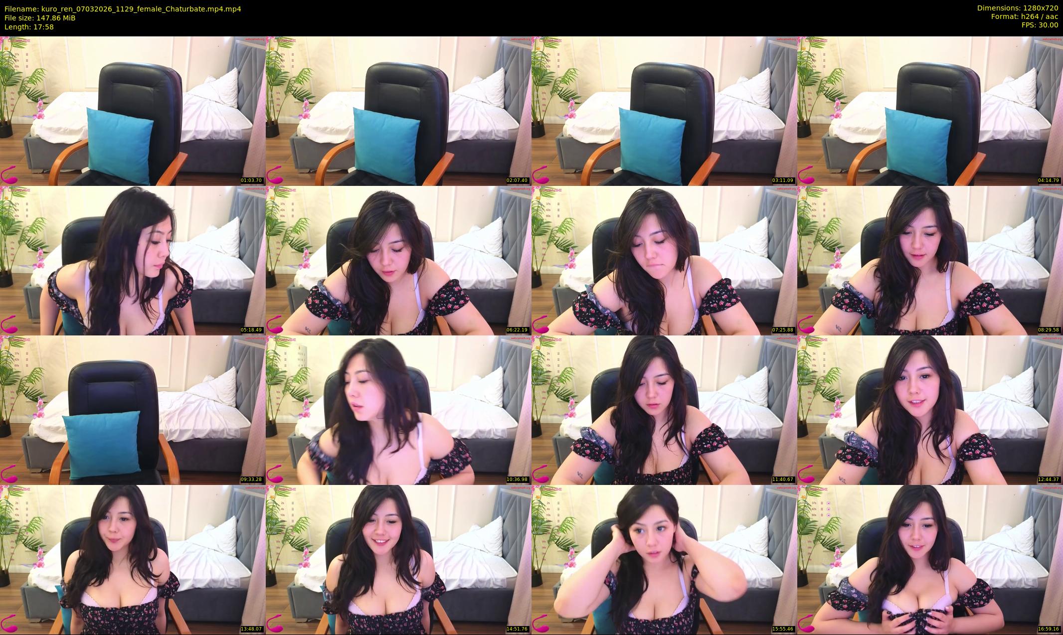 kuro_ren — 18 minute Chaturbate female cam show recording, 720p, Mar 7, 2026
