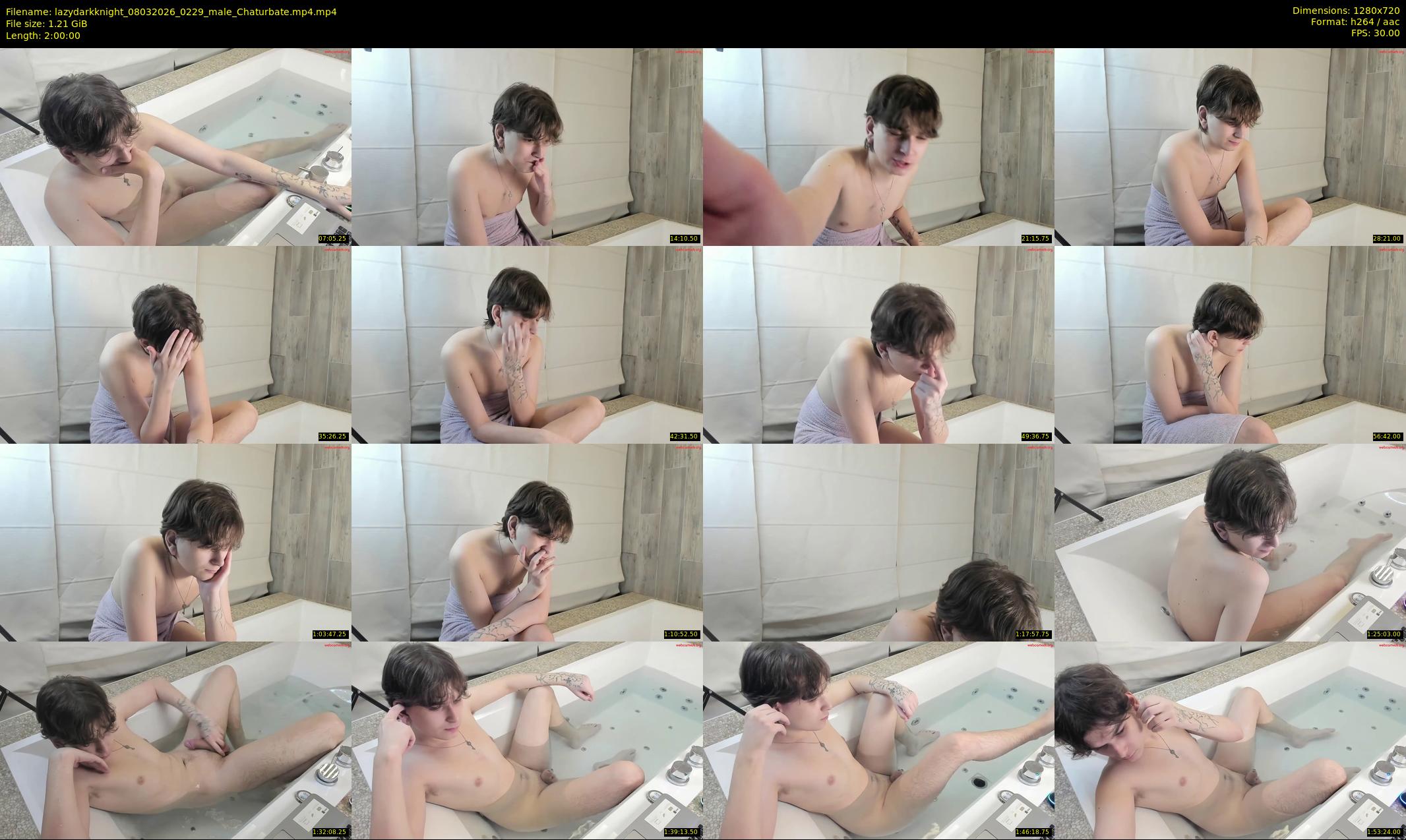 lazydarkknight — 120 minute Chaturbate male cam show recording, 720p, Mar 8, 2026