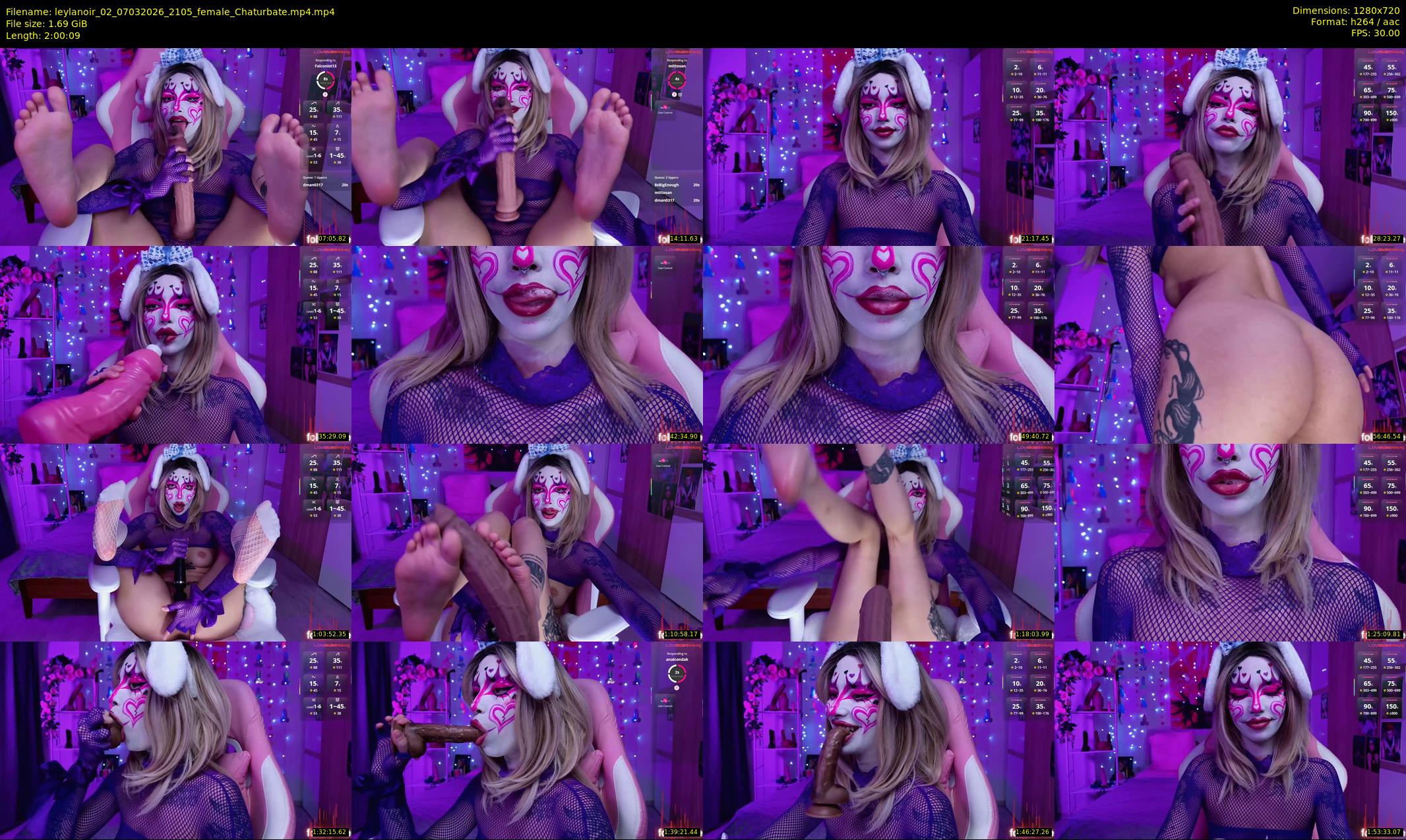 leylanoir_02 — 121 minute Chaturbate female cam show recording, 720p, Mar 7, 2026