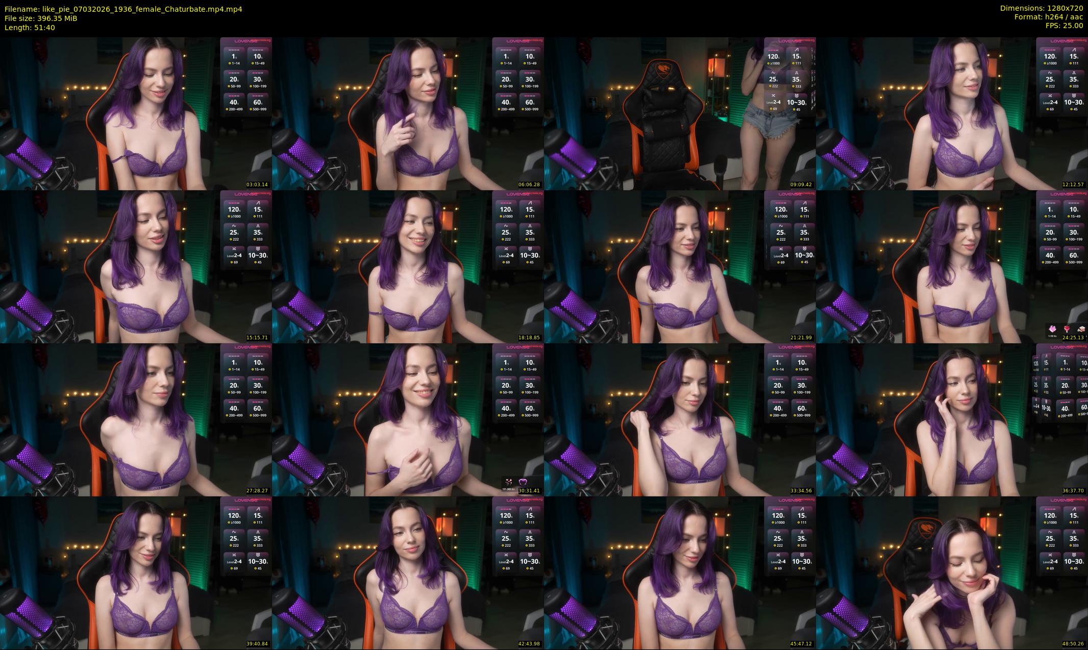 like_pie — 52 minute Chaturbate couple cam show recording, 720p, Mar 7, 2026