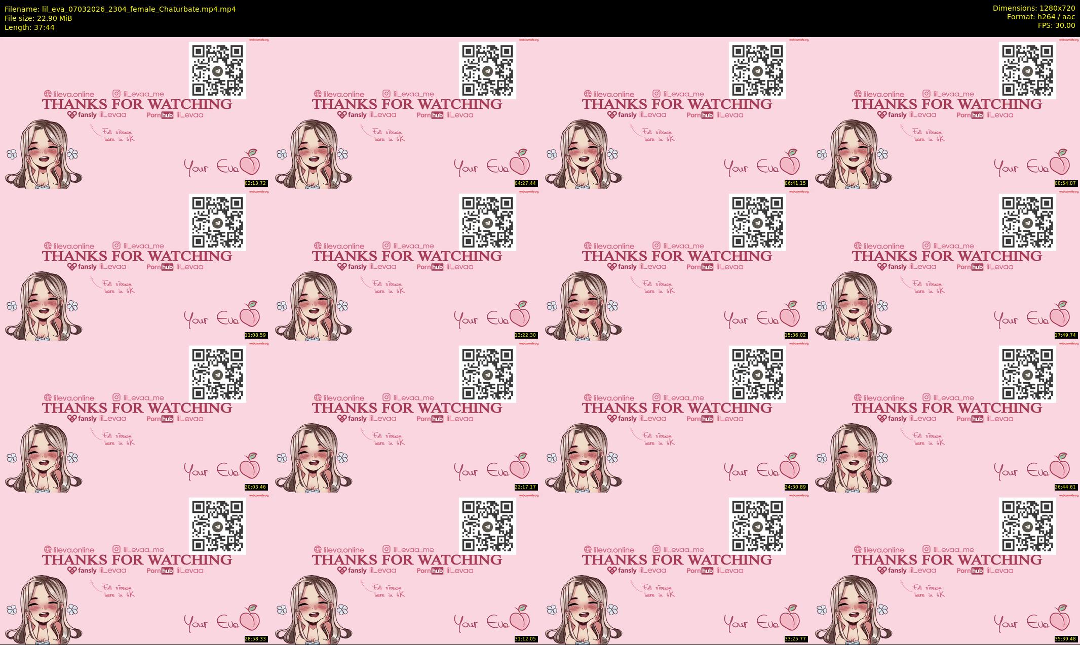 lil_eva — 38 minute Chaturbate female cam show recording, 720p, Mar 7, 2026