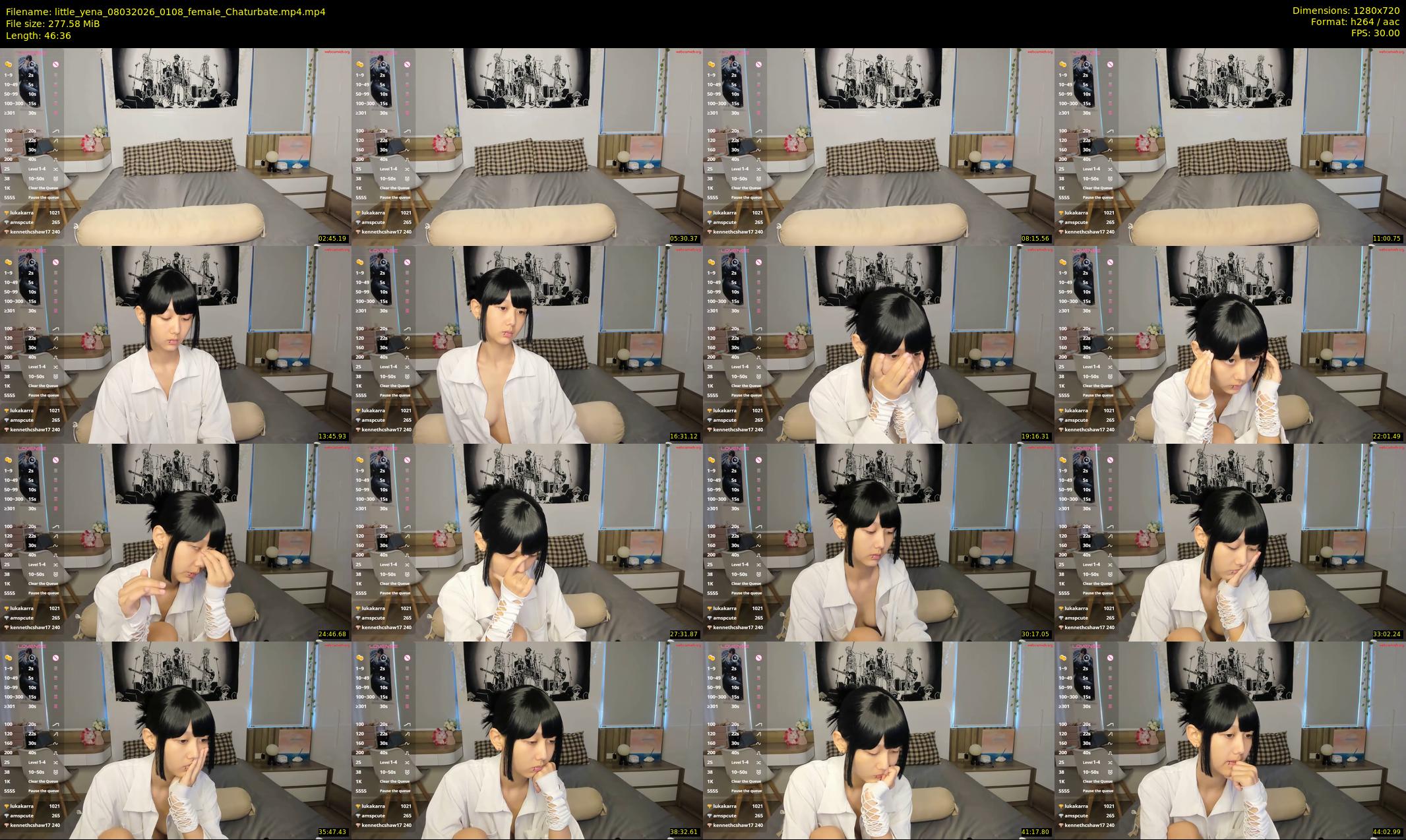 little_yena — 47 minute Chaturbate female cam show recording, 720p, Mar 8, 2026
