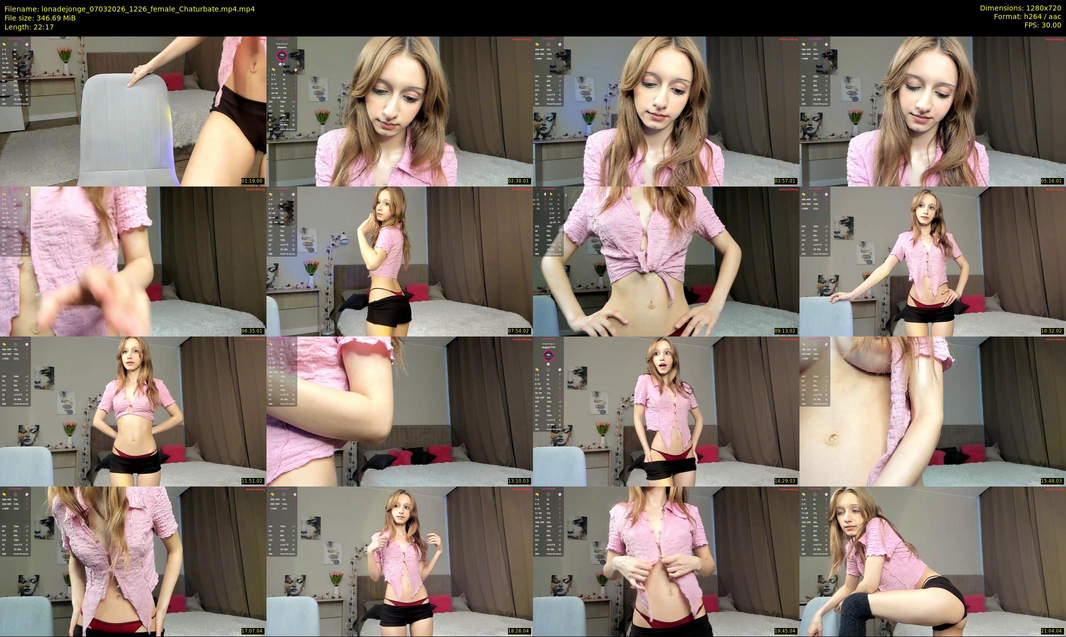 lonadejonge — 23 minute Chaturbate female cam show recording, 720p, Mar 7, 2026