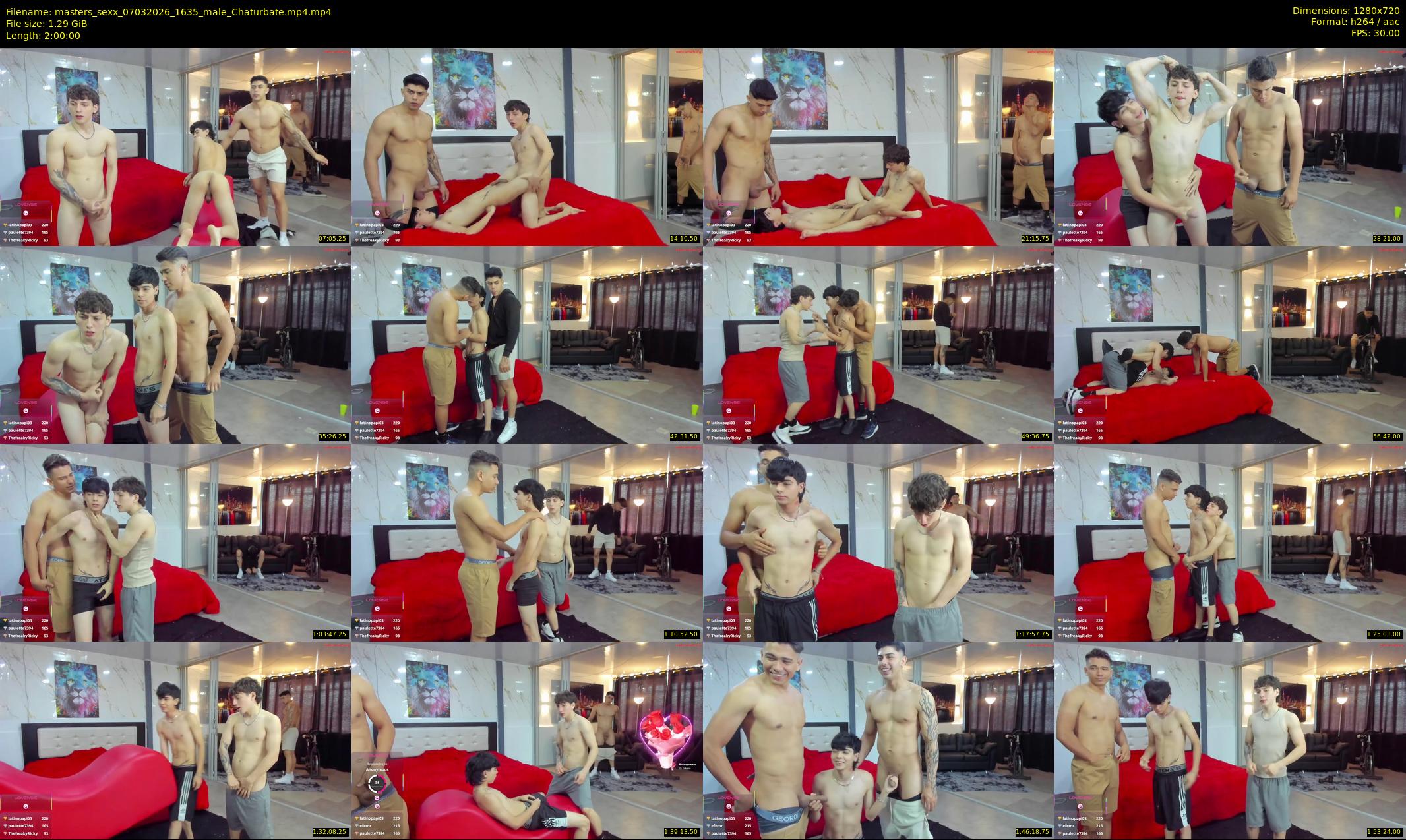masters_sexx — 120 minute Chaturbate male cam show recording, 720p, Mar 7, 2026