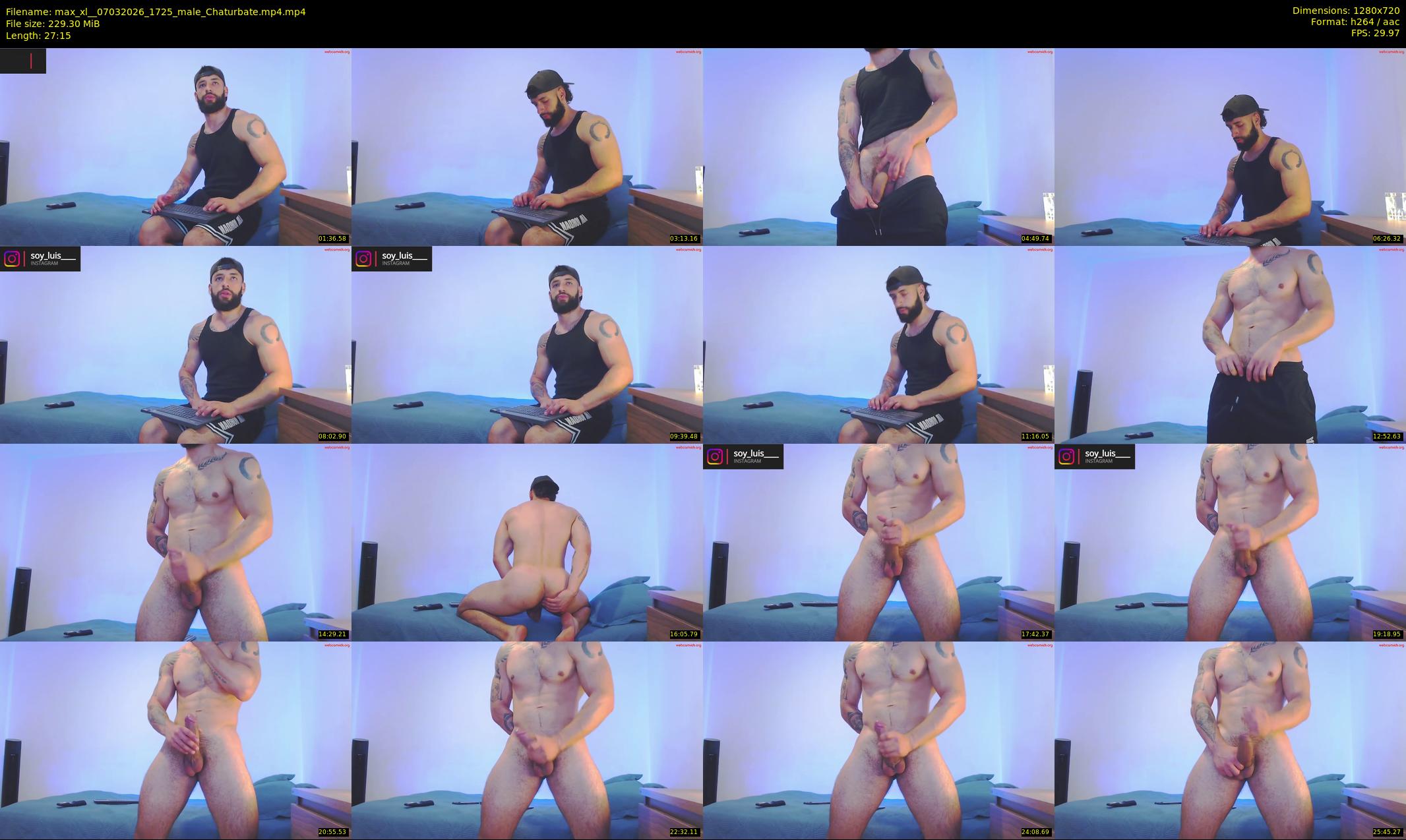 max_xl_ — 28 minute Chaturbate male cam show recording, 720p, Mar 7, 2026
