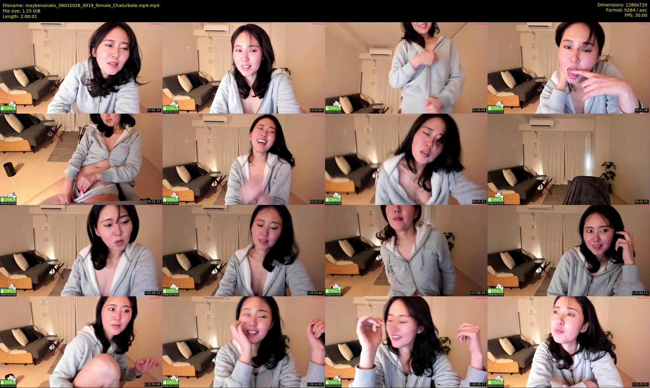 maybenanako — 121 minute Chaturbate female cam show recording, 720p, Mar 8, 2026