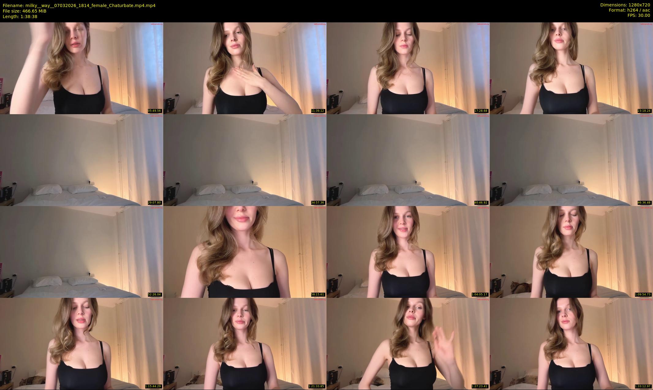 milky__way_ — 99 minute Chaturbate female cam show recording, 720p, Mar 7, 2026