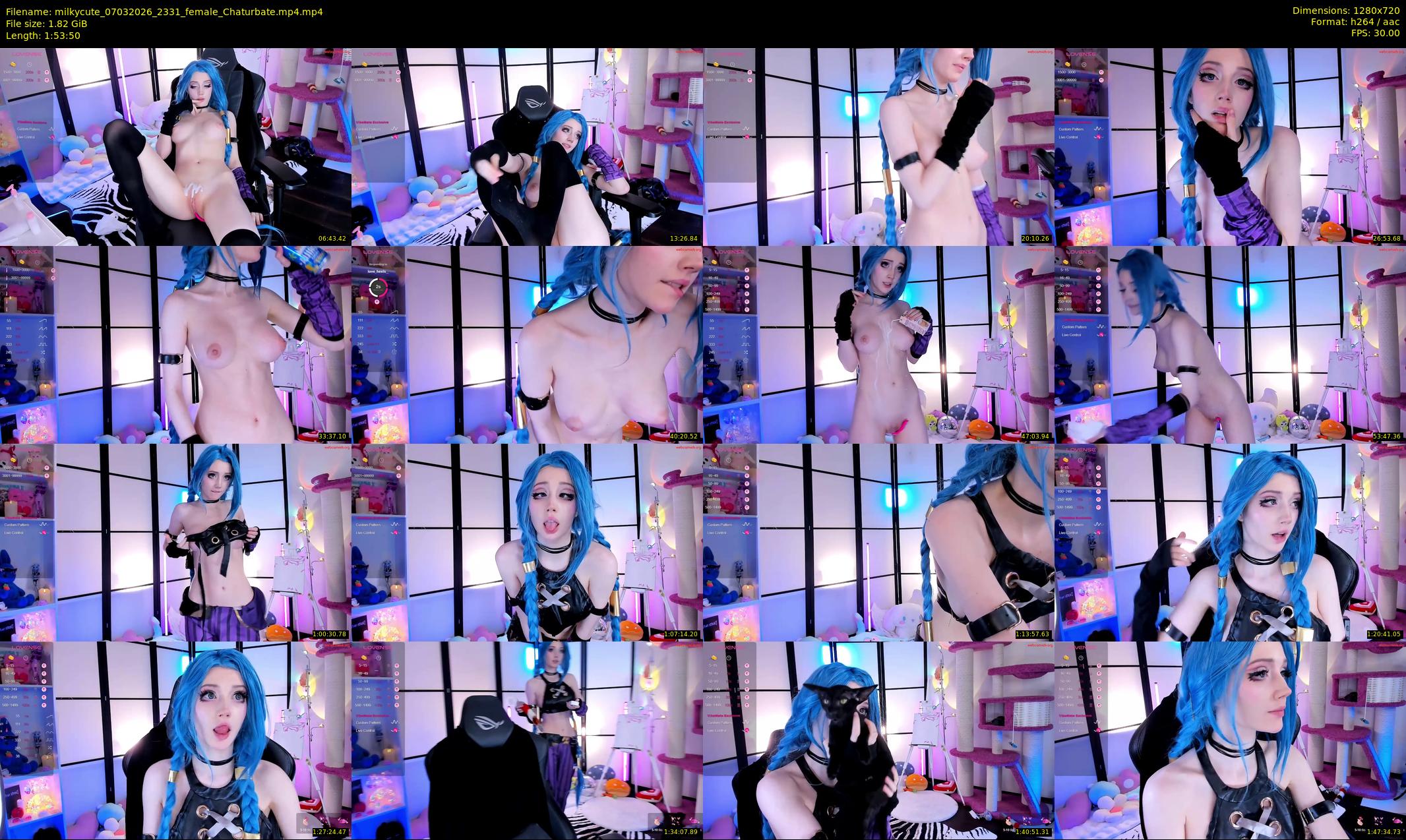 milkycute — 114 minute Chaturbate female cam show recording, 720p, Mar 7, 2026