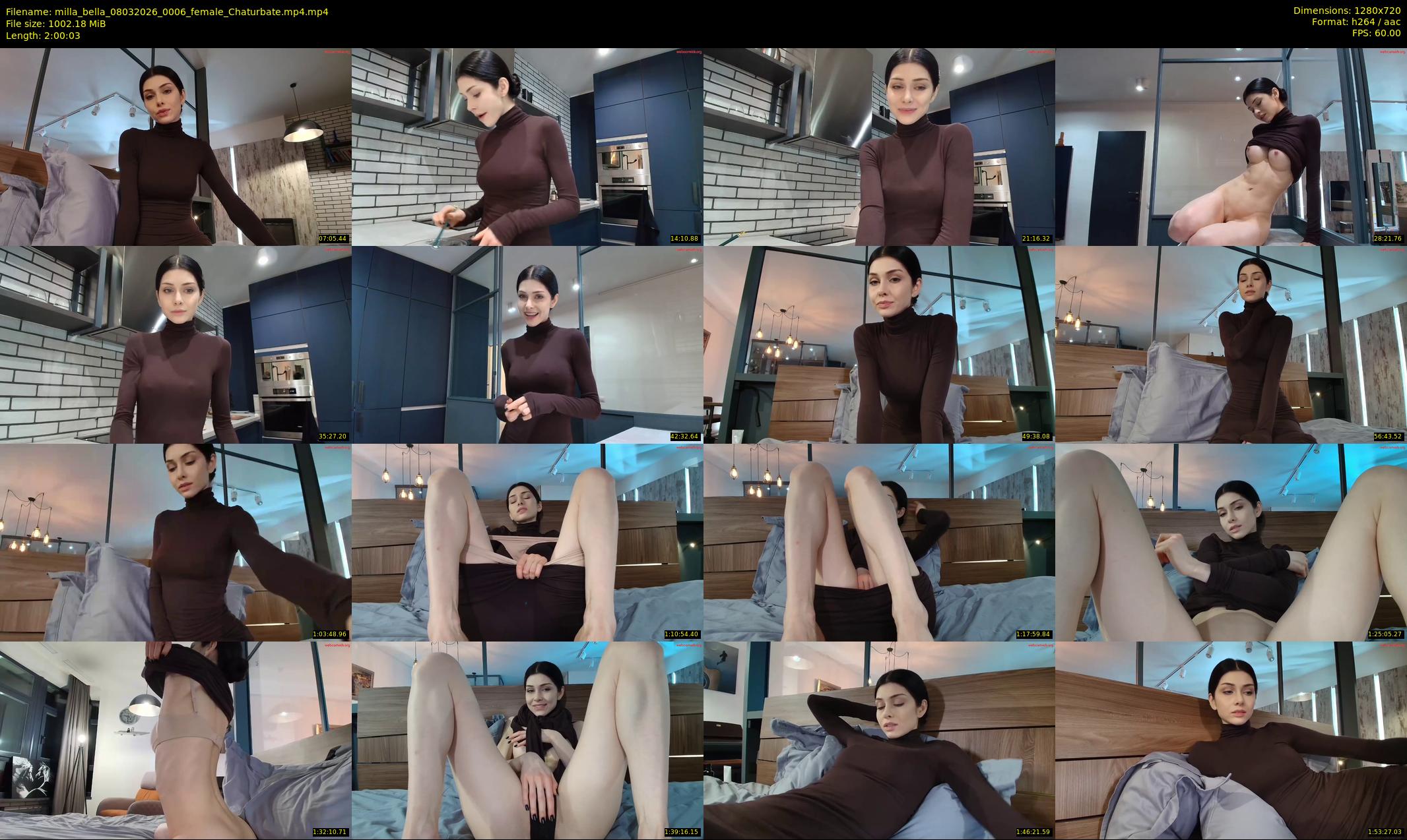 milla_bella — 121 minute Chaturbate female cam show recording, 720p, Mar 8, 2026