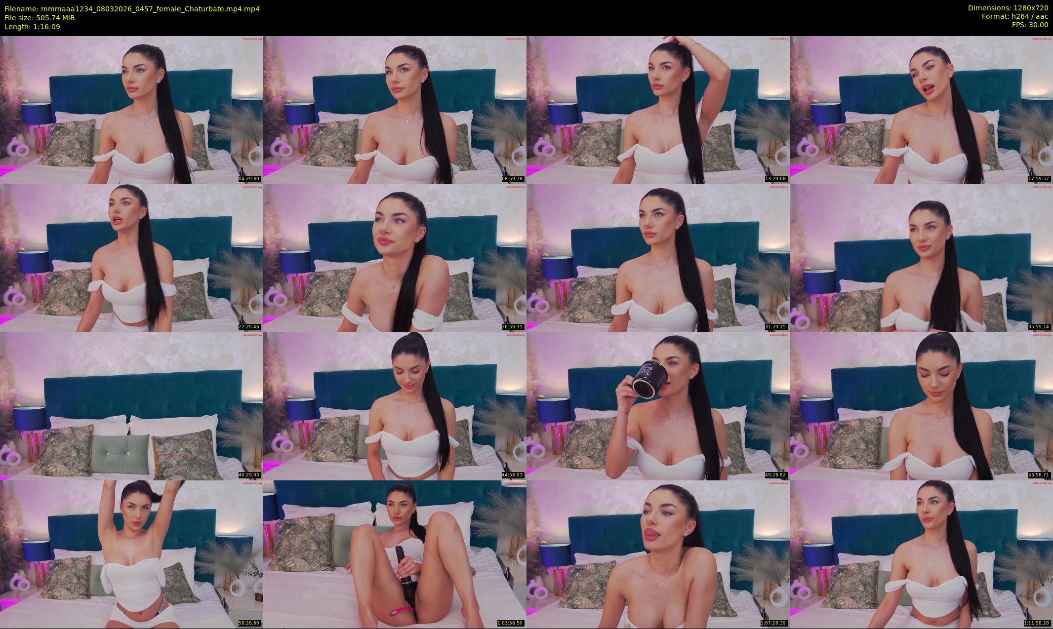 mmmaaa1234 — 77 minute Chaturbate female cam show recording, 720p, Mar 8, 2026