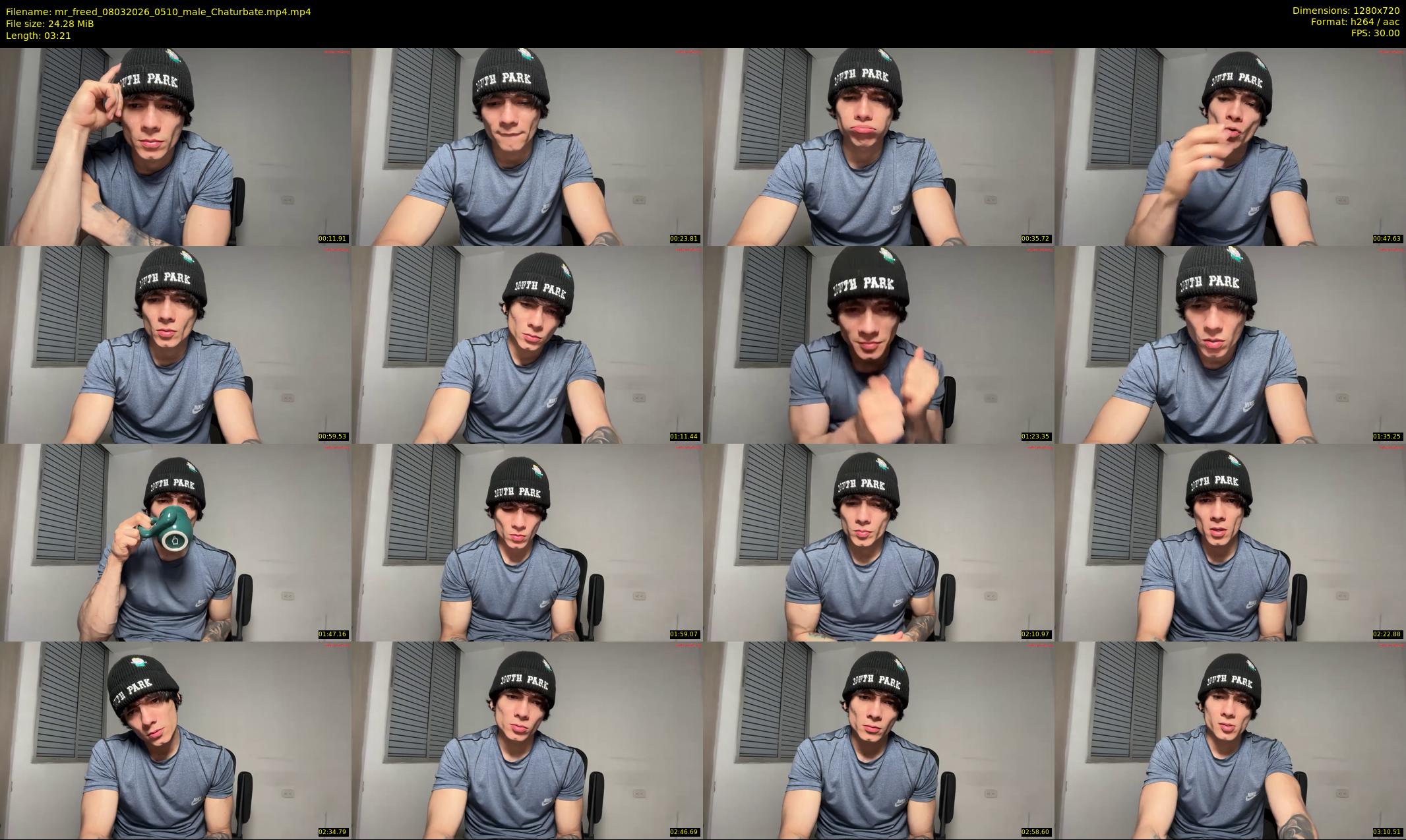 mr_freed — 4 minute Chaturbate male cam show recording, 720p, Mar 8, 2026