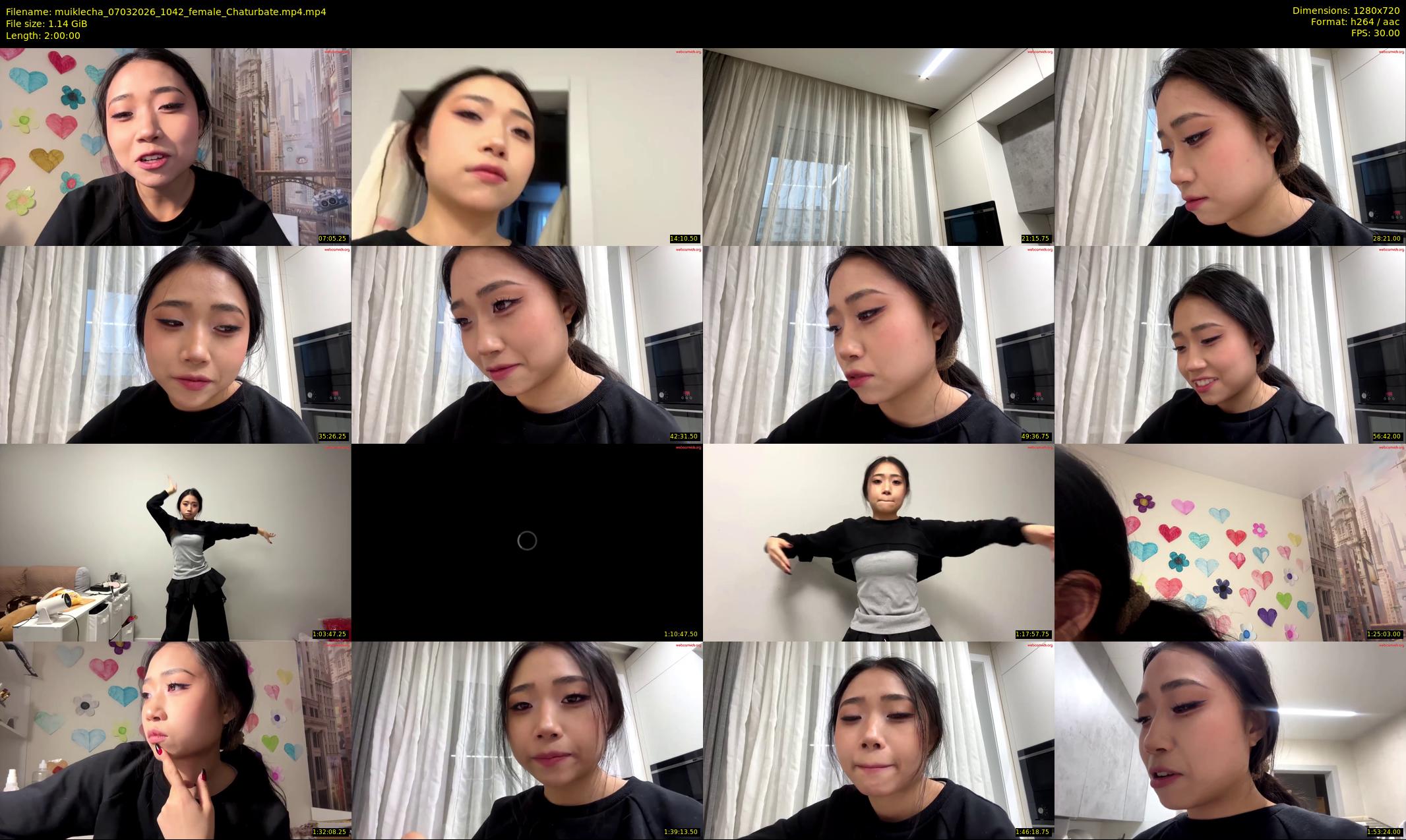 muiklecha — 120 minute Chaturbate female cam show recording, 720p, Mar 7, 2026