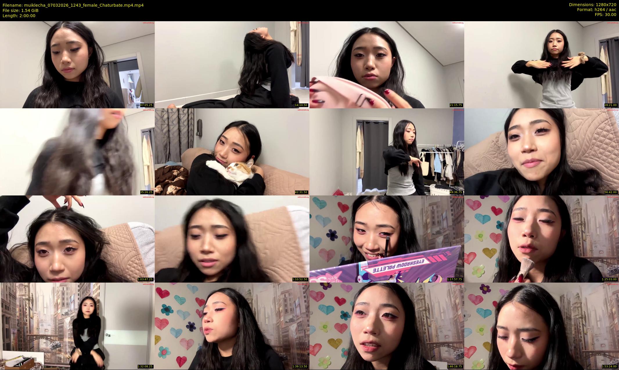 muiklecha — 120 minute Chaturbate female cam show recording, 720p, Mar 7, 2026