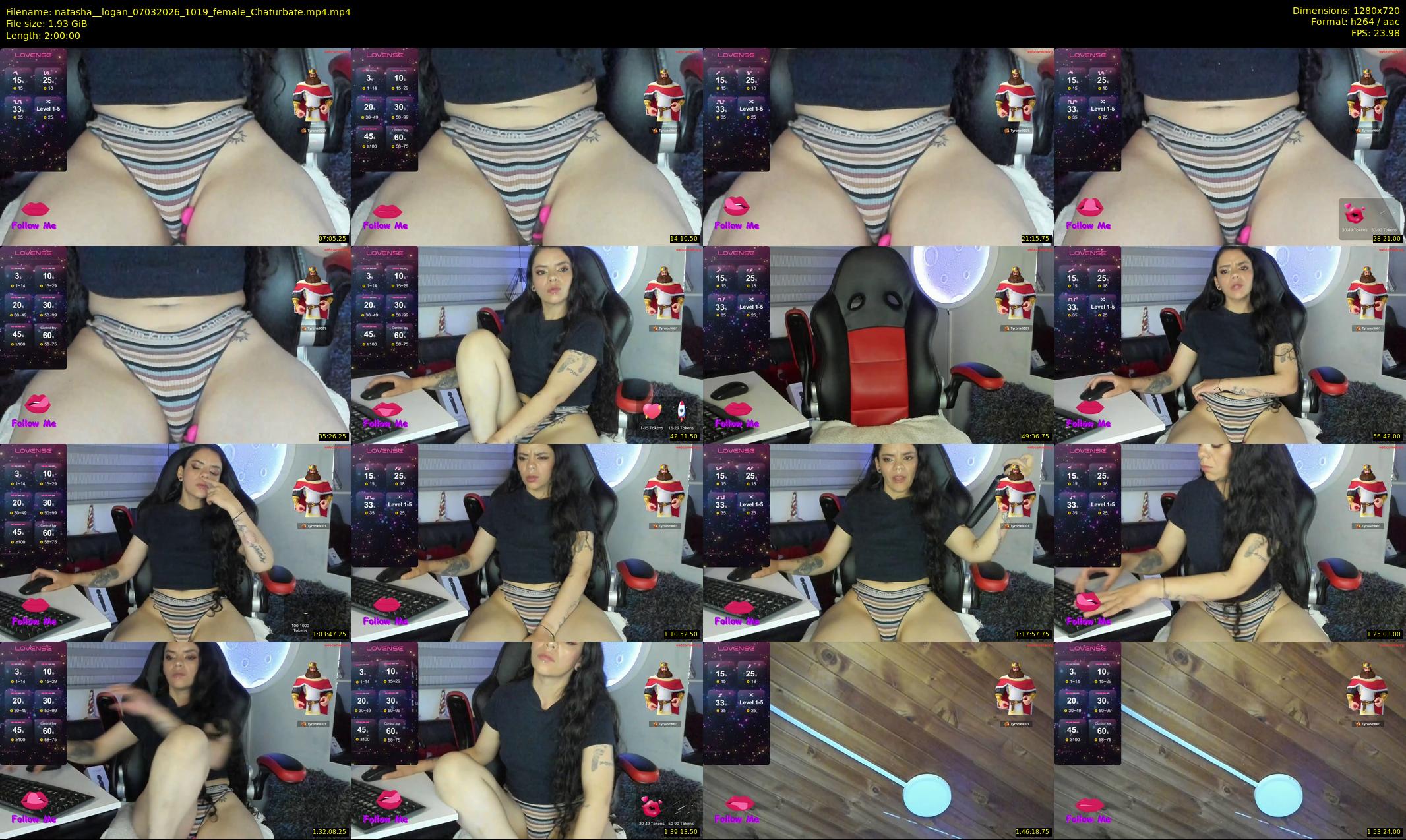 natasha__logan — 120 minute Chaturbate female cam show recording, 720p, Mar 7, 2026