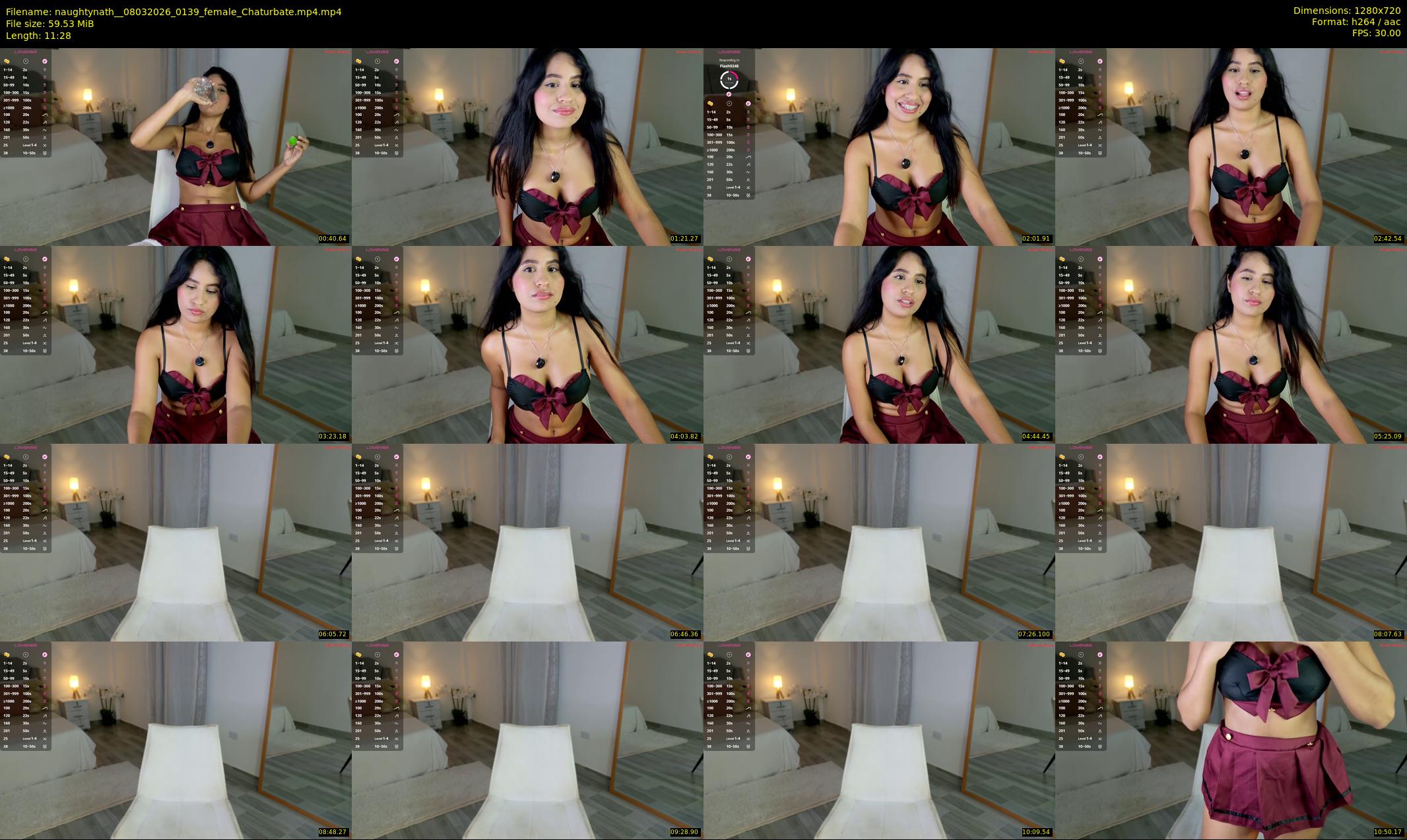 naughtynath_ — 12 minute Chaturbate female cam show recording, 720p, Mar 8, 2026