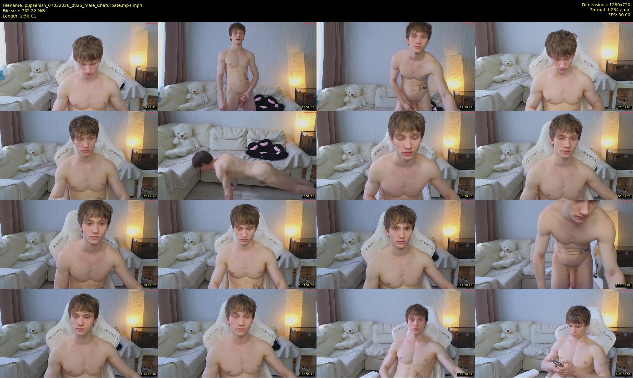 pupsenish — 111 minute Chaturbate male cam show recording, 720p, Mar 7, 2026