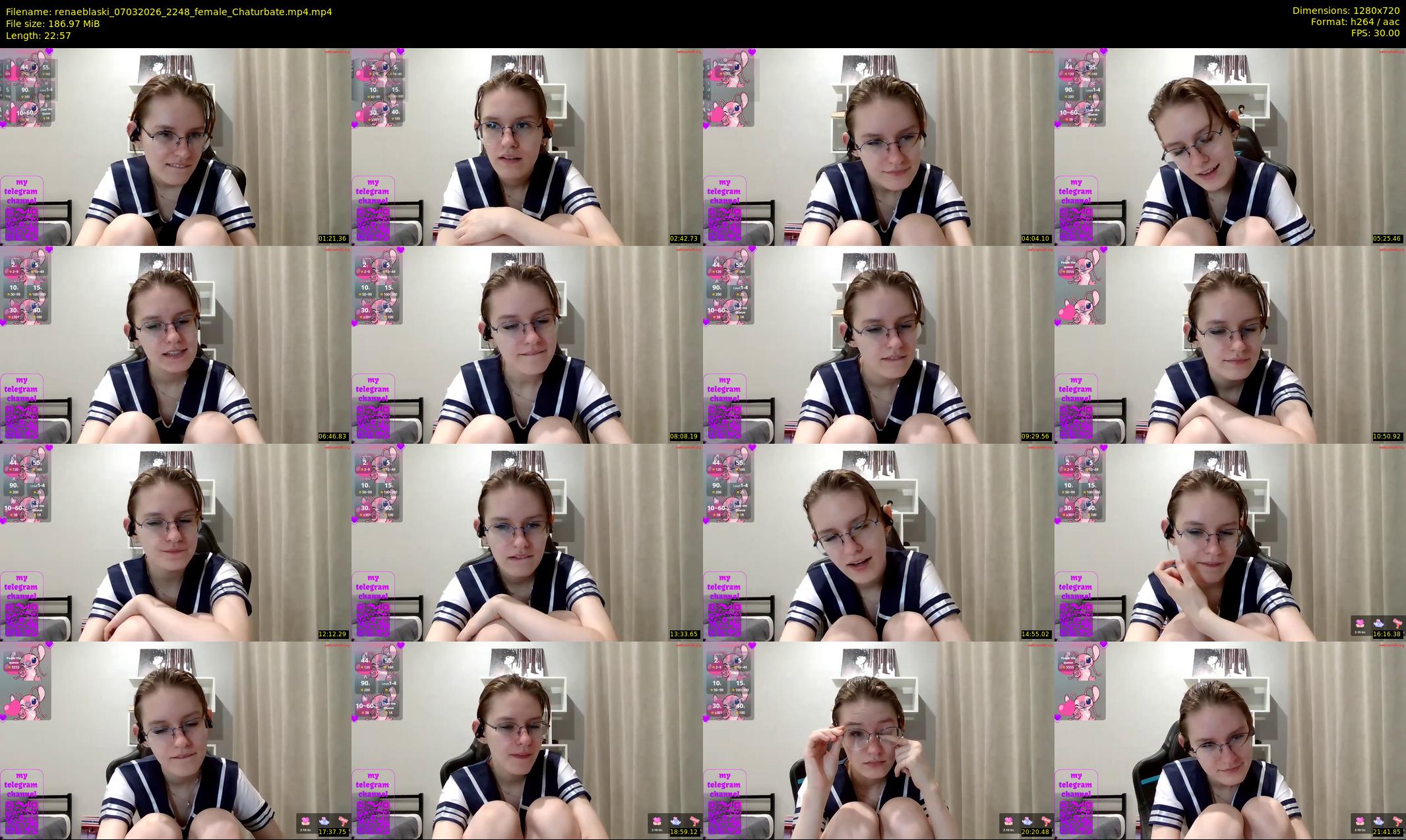 renaeblaski — 23 minute Chaturbate female cam show recording, 720p, Mar 7, 2026