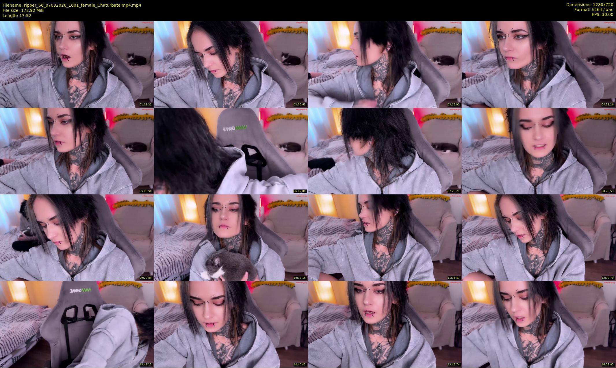 ripper_66 — 18 minute Chaturbate female cam show recording, 720p, Mar 7, 2026