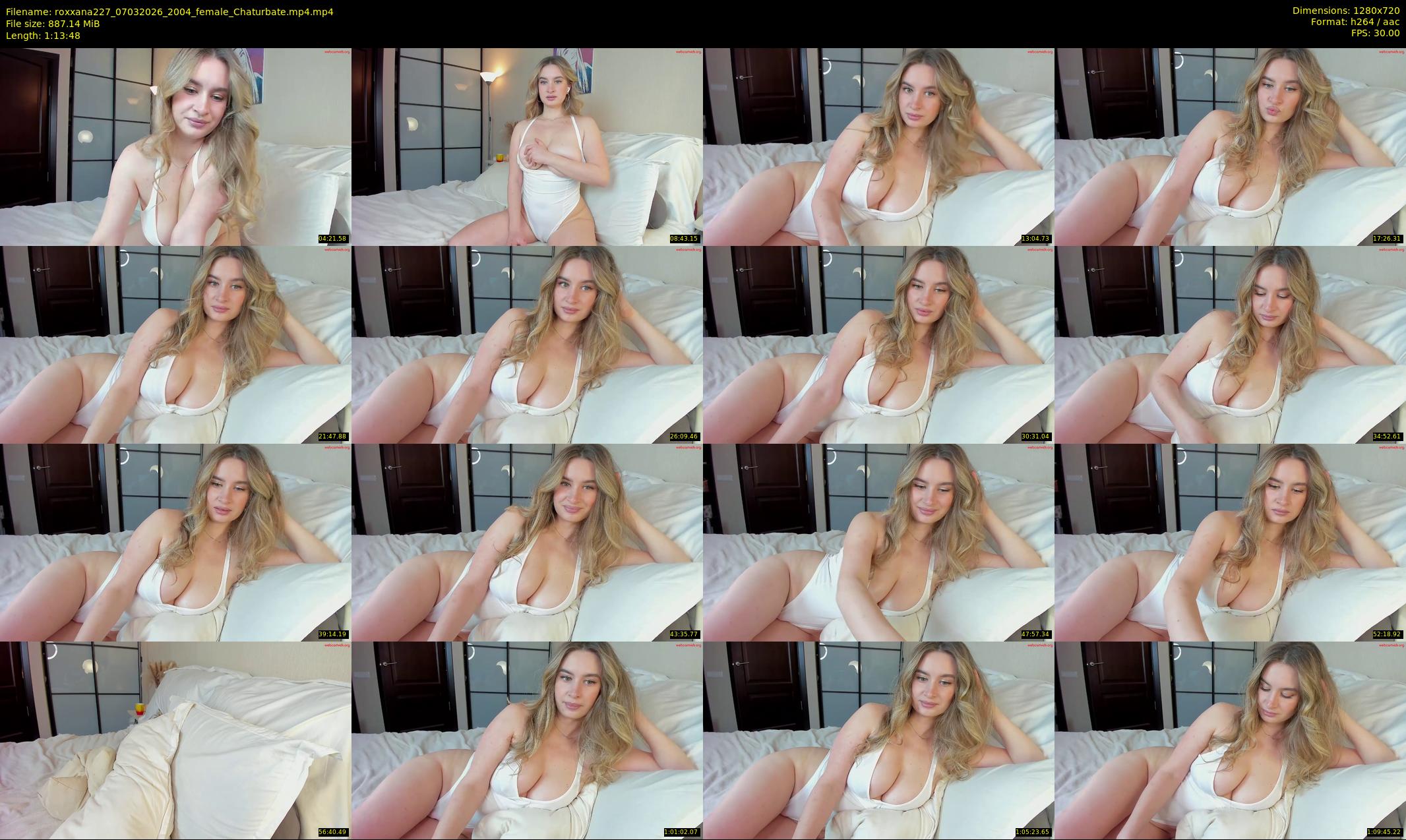 roxxana227 — 74 minute Chaturbate female cam show recording, 720p, Mar 7, 2026