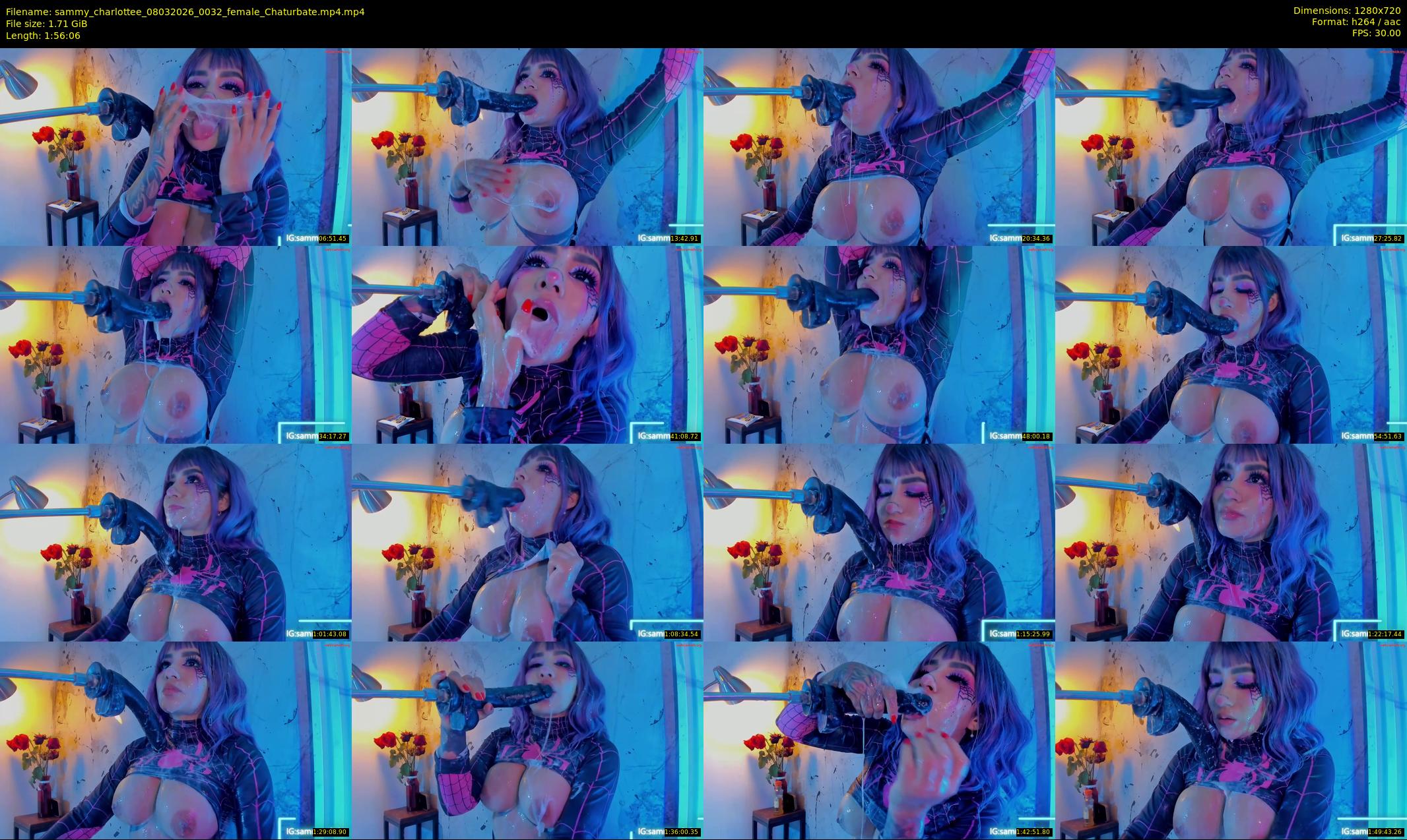 sammy_charlottee — 117 minute Chaturbate female cam show recording, 720p, Mar 8, 2026