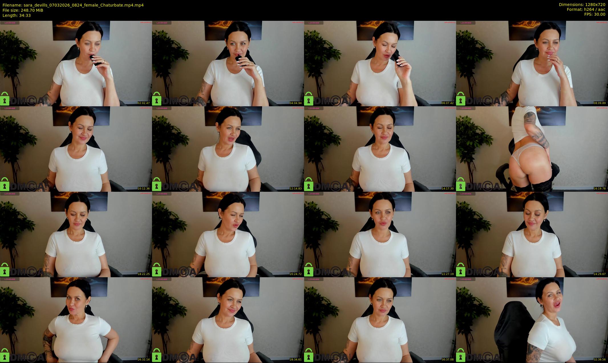 sara_devills — 35 minute Chaturbate female cam show recording, 720p, Mar 7, 2026