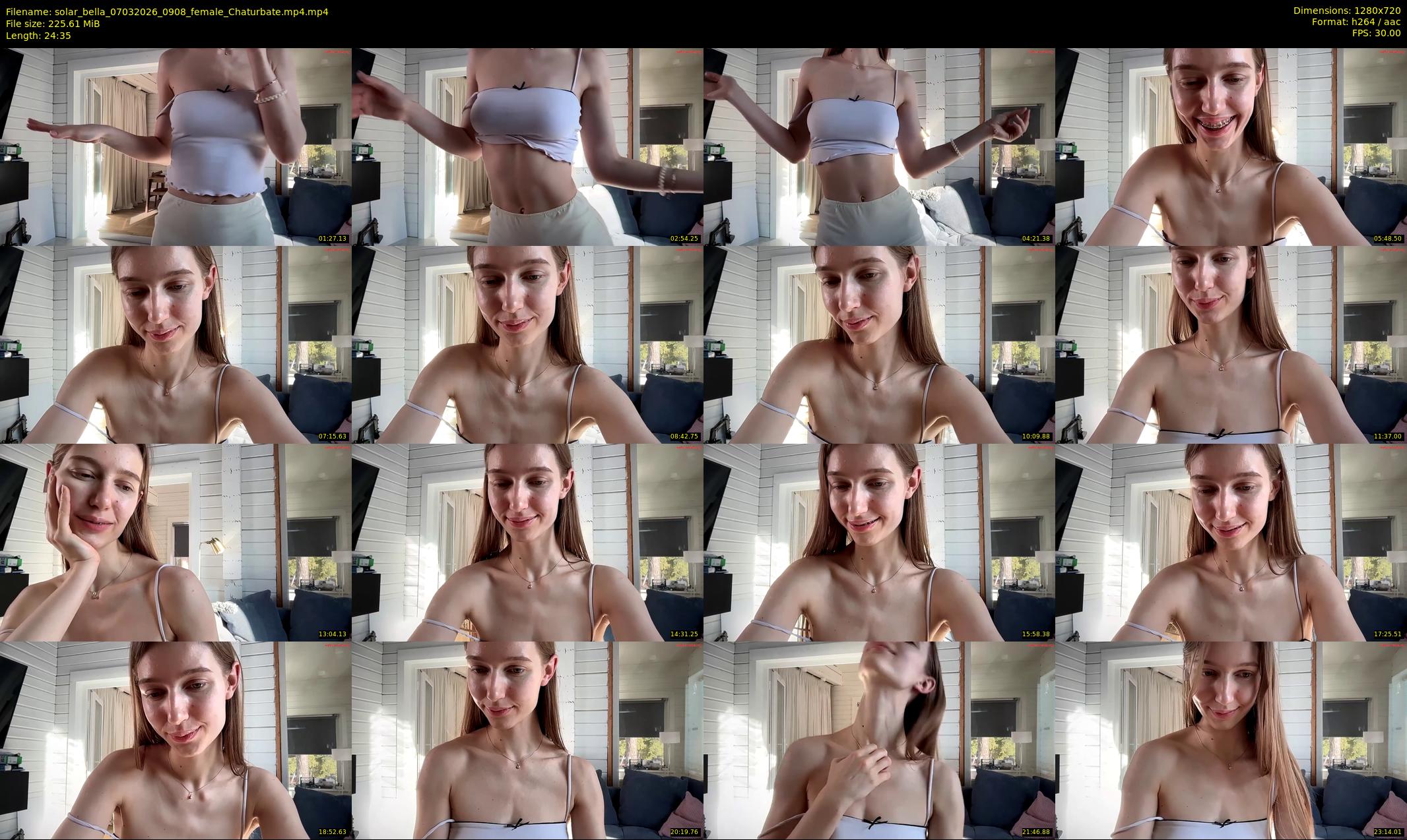 solar_bella — 25 minute Chaturbate female cam show recording, 720p, Mar 7, 2026