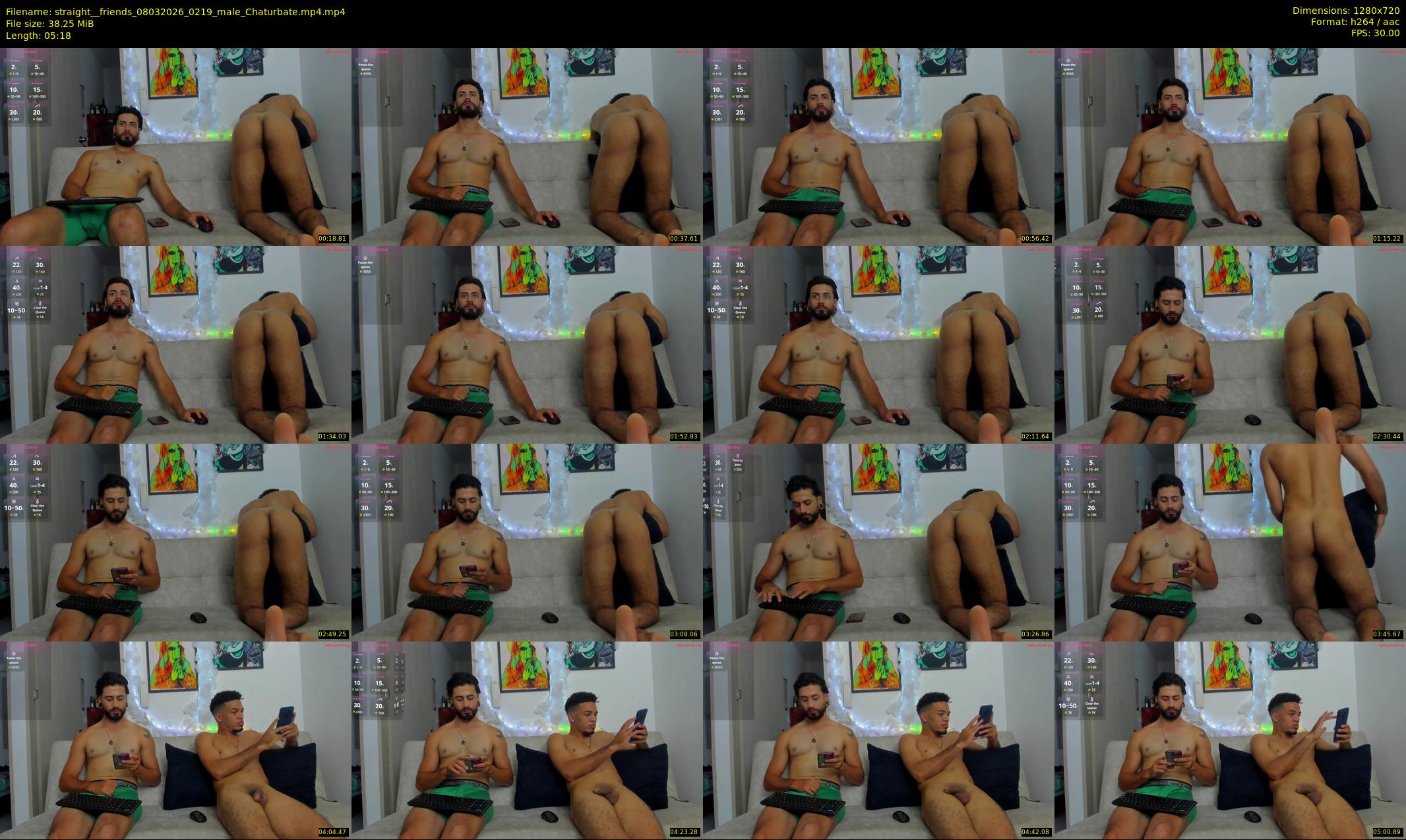 straight__friends — 6 minute Chaturbate male cam show recording, 720p, Mar 8, 2026