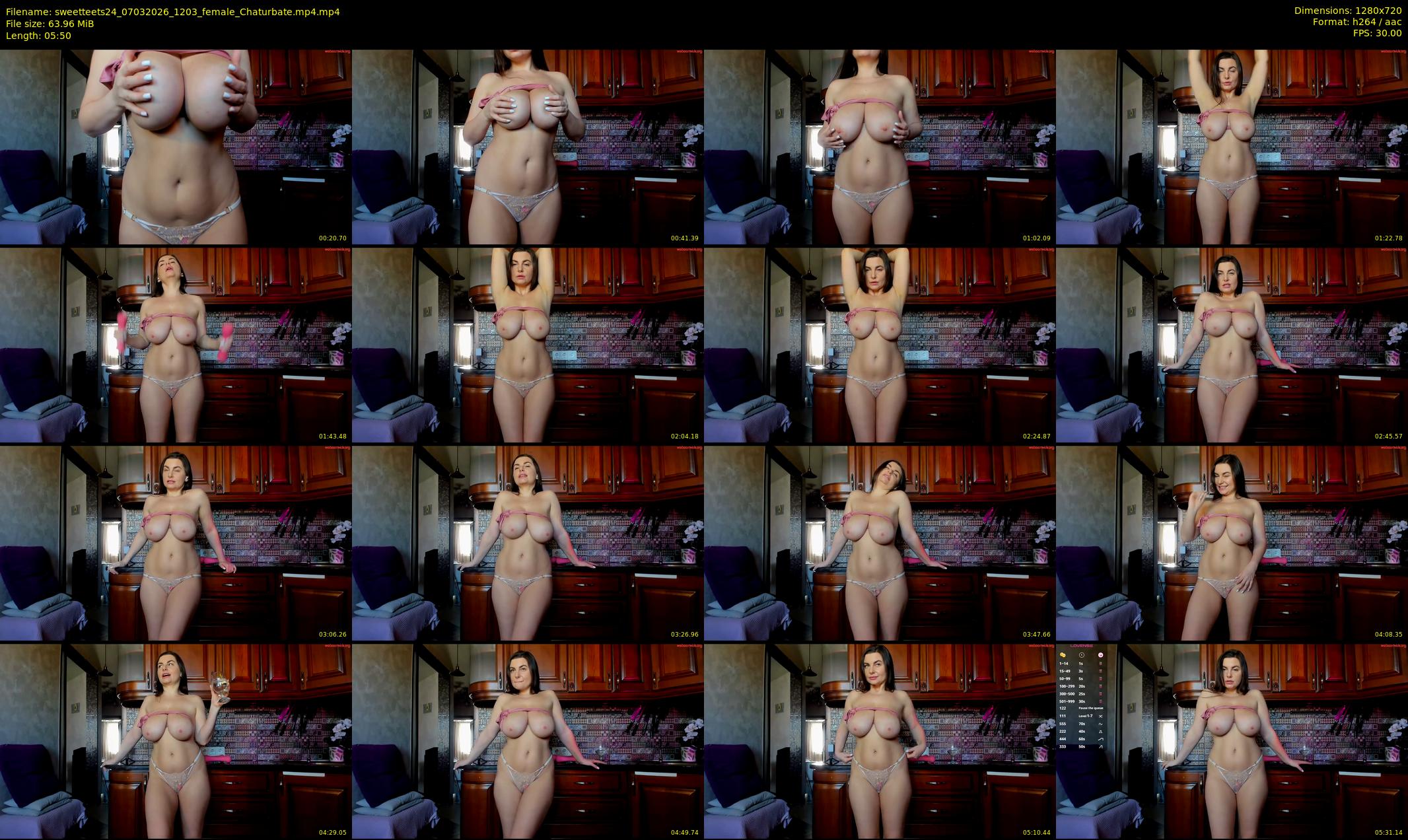 sweetteets24 — 6 minute Chaturbate female cam show recording, 720p, Mar 7, 2026