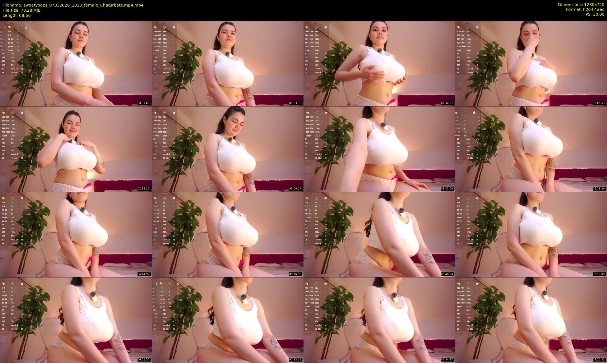 sweetyoops — 9 minute Chaturbate female cam show recording, 720p, Mar 7, 2026