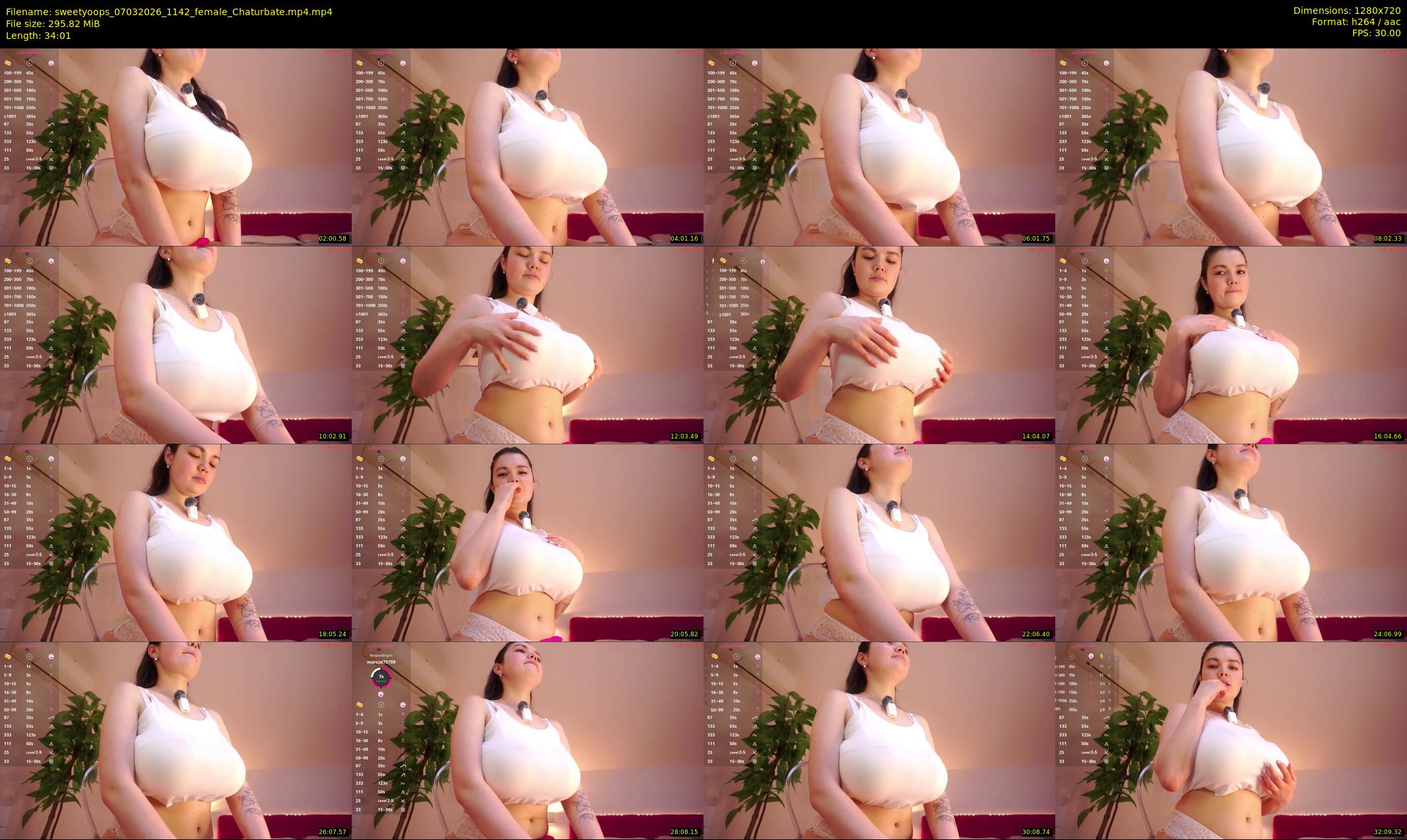 sweetyoops — 35 minute Chaturbate female cam show recording, 720p, Mar 7, 2026