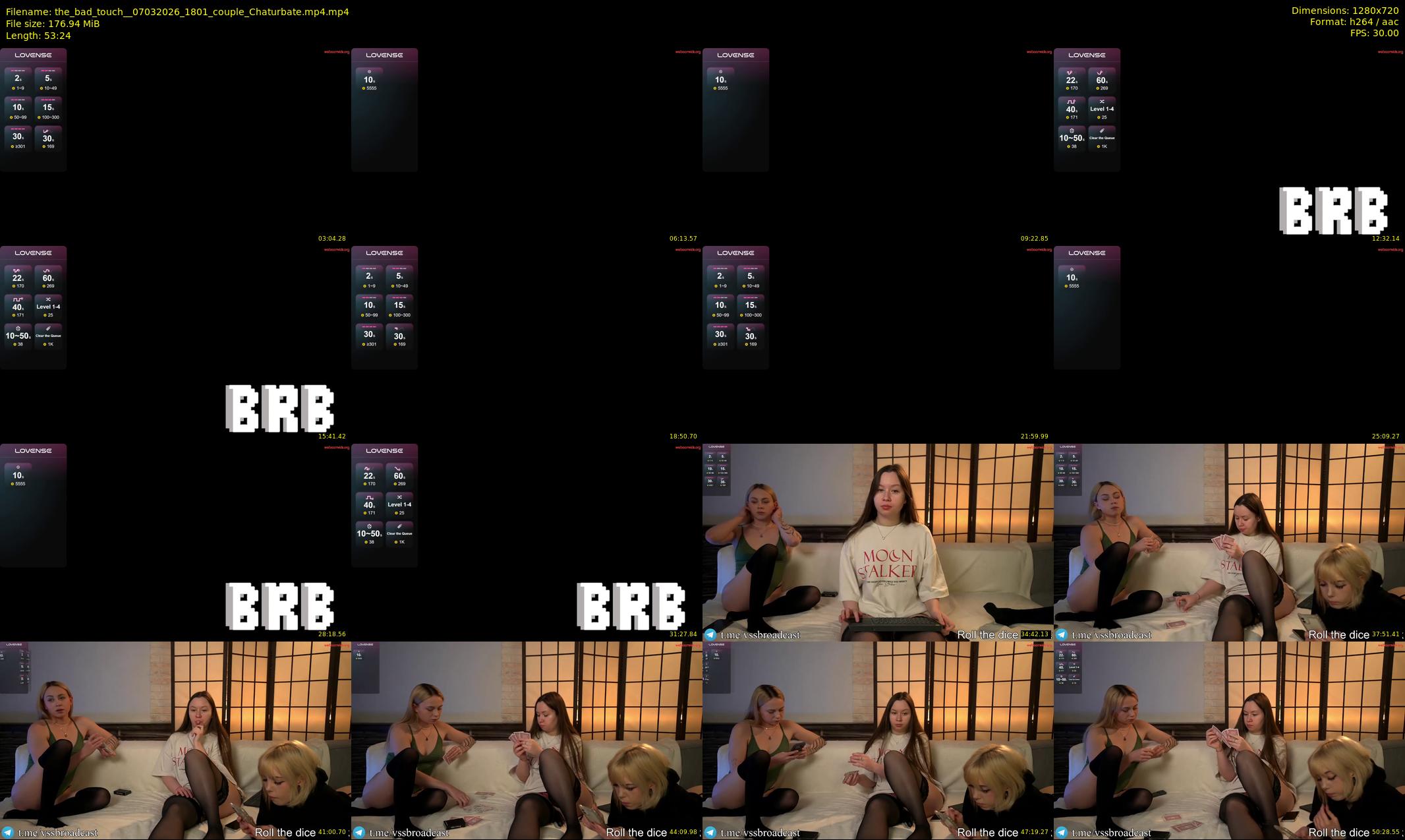 the_bad_touch_ — 54 minute Chaturbate couple cam show recording, 720p, Mar 7, 2026