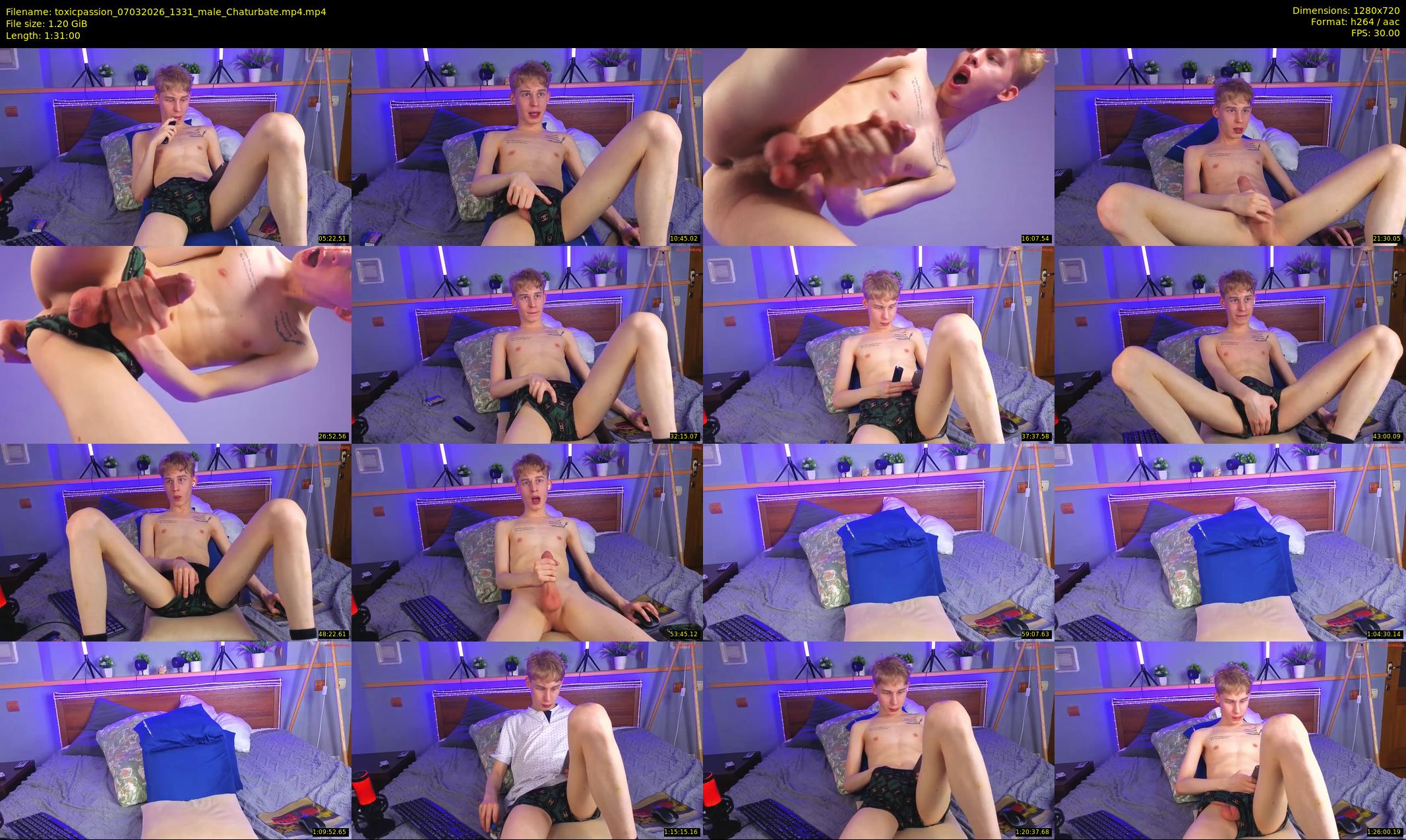 toxicpassion — 91 minute Chaturbate male cam show recording, 720p, Mar 7, 2026