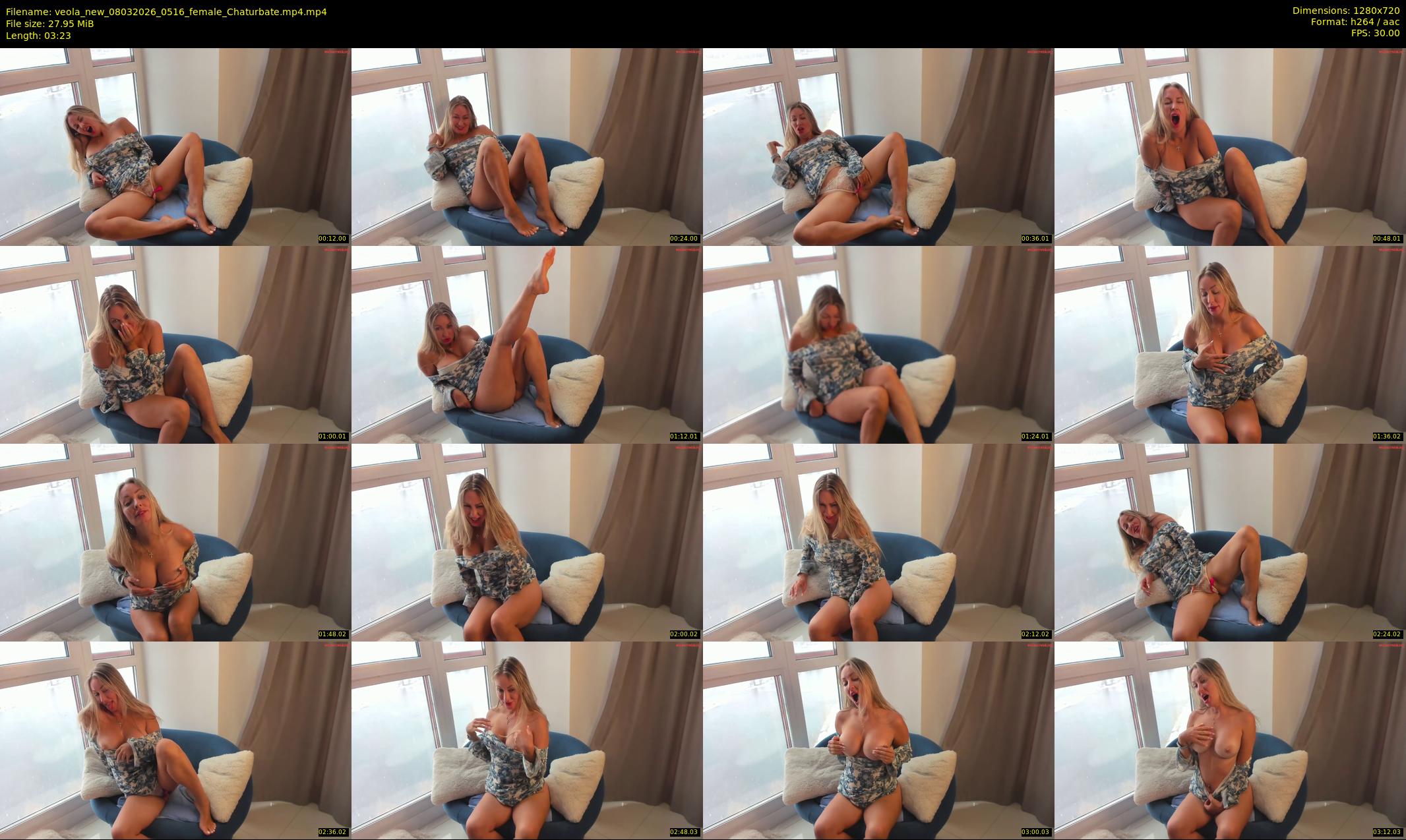 veola_new — 4 minute Chaturbate female cam show recording, 720p, Mar 8, 2026