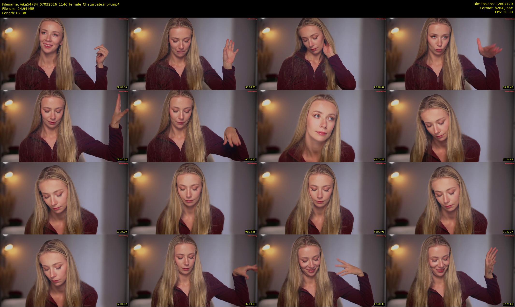 vika54784 — 3 minute Chaturbate female cam show recording, 720p, Mar 7, 2026