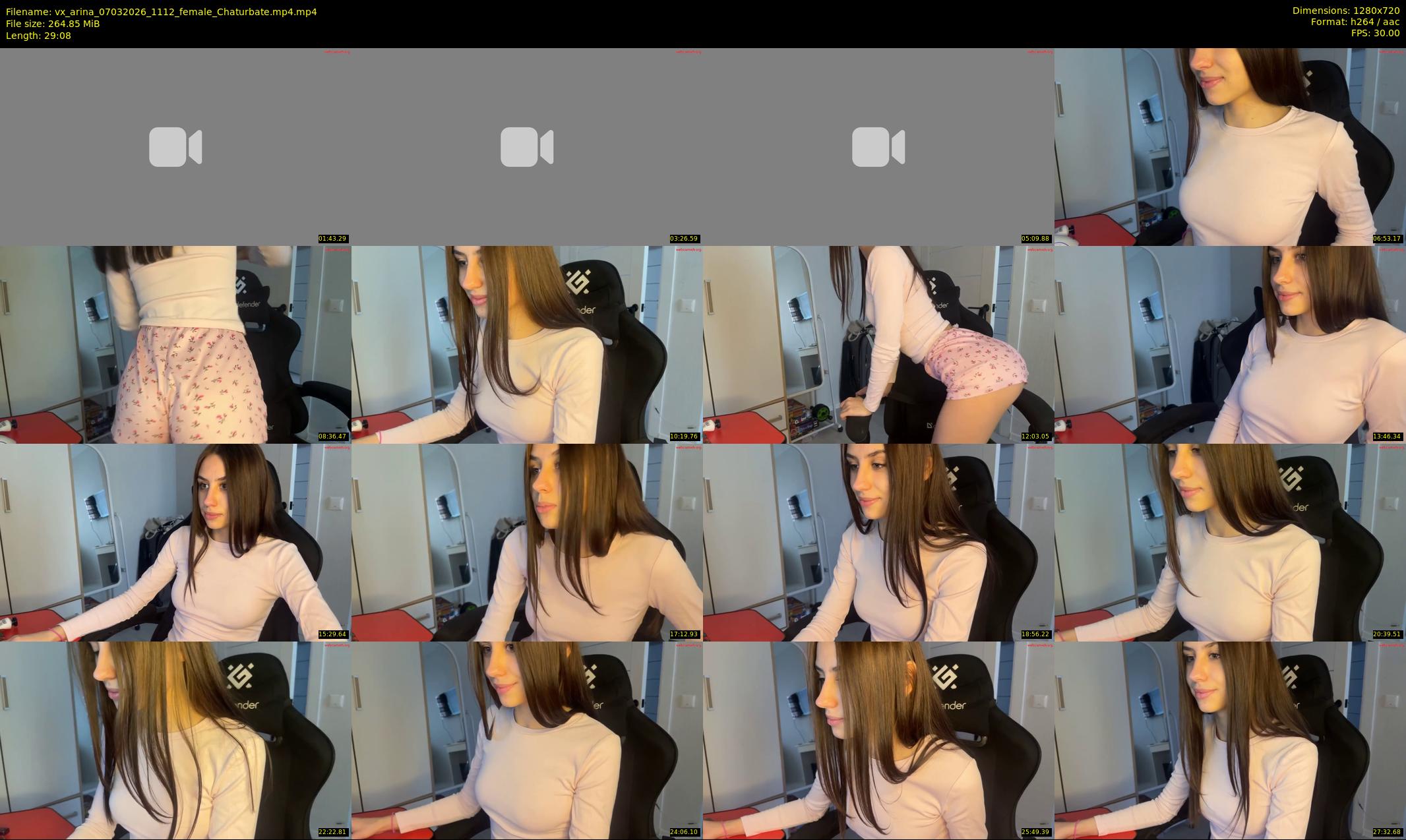 vx_arina — 30 minute Chaturbate female cam show recording, 720p, Mar 7, 2026