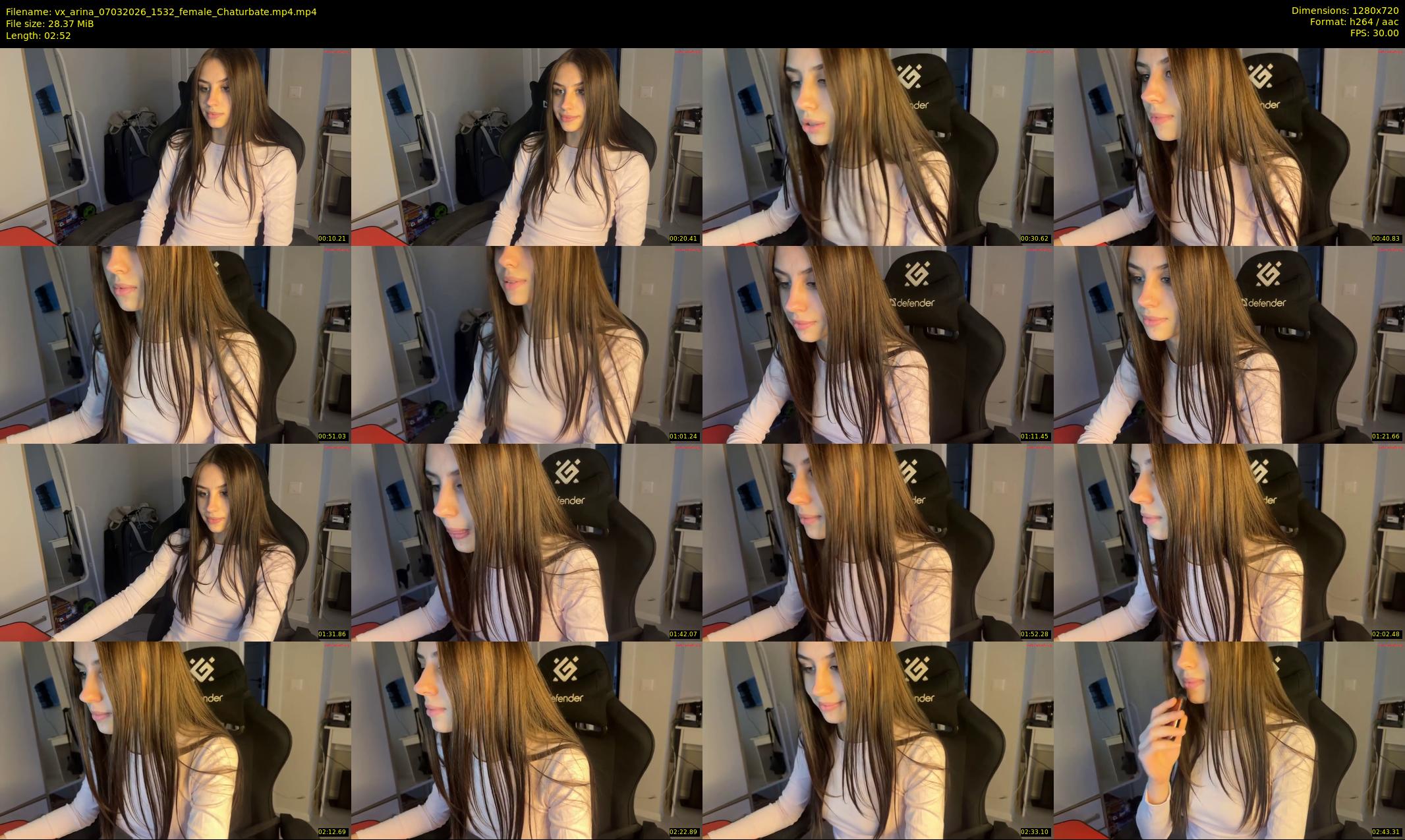 vx_arina — 3 minute Chaturbate female cam show recording, 720p, Mar 7, 2026