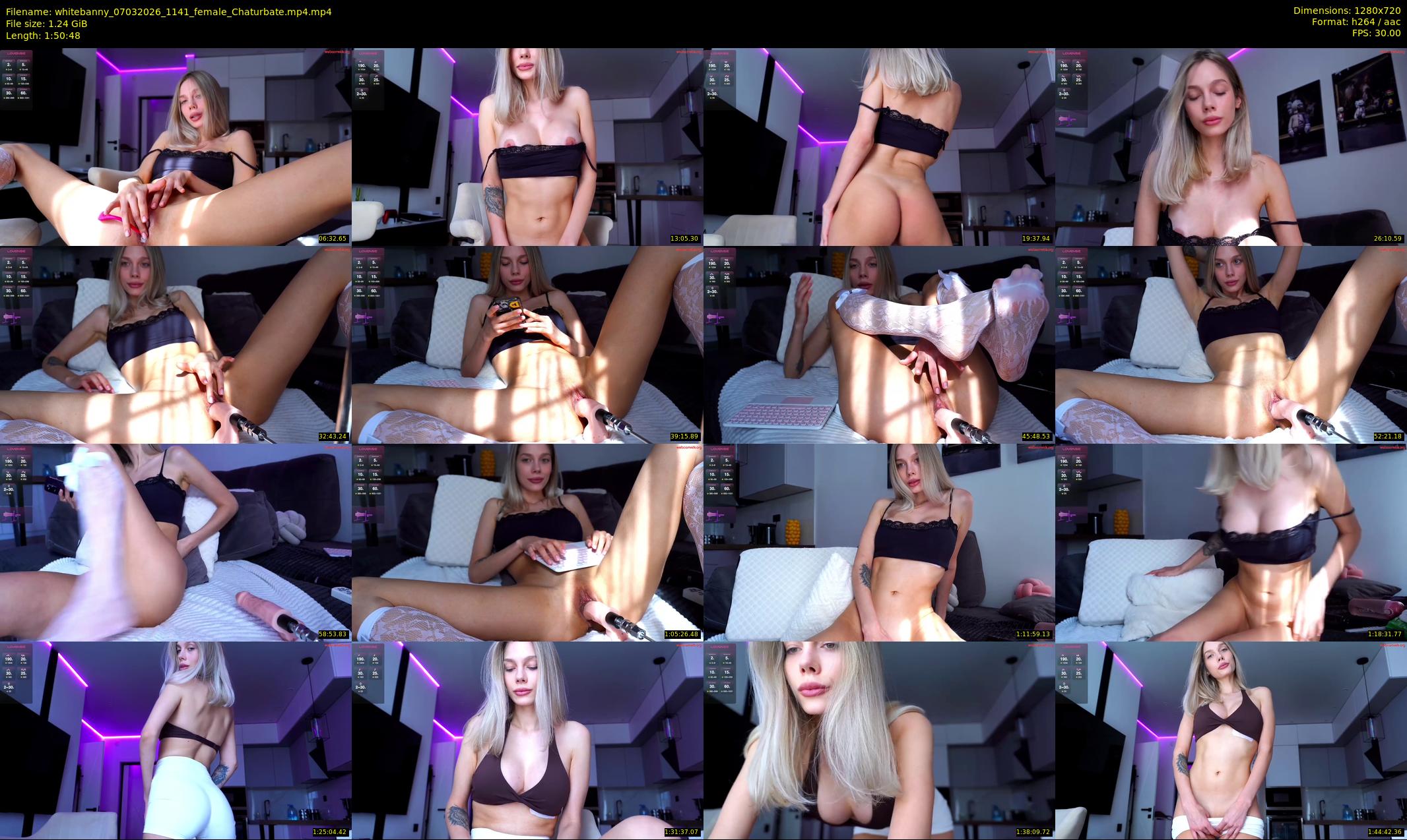 whitebanny — 111 minute Chaturbate couple cam show recording, 720p, Mar 7, 2026