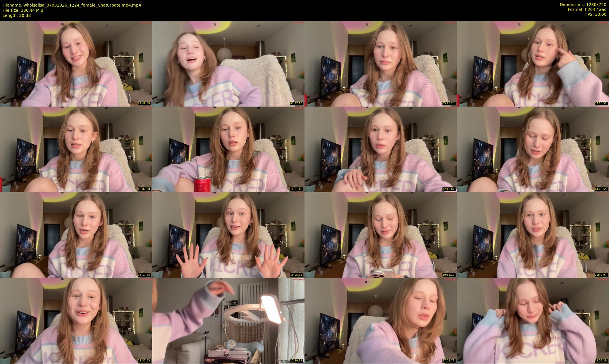 whoisalisa — 31 minute Chaturbate female cam show recording, 720p, Mar 7, 2026
