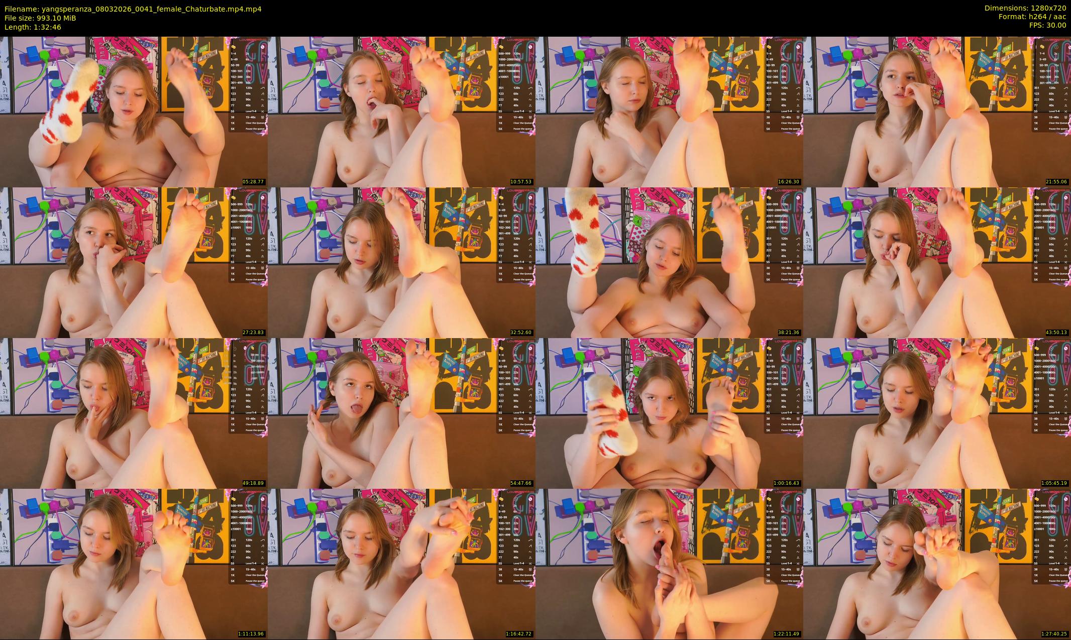 yangsperanza — 93 minute Chaturbate female cam show recording, 720p, Mar 8, 2026
