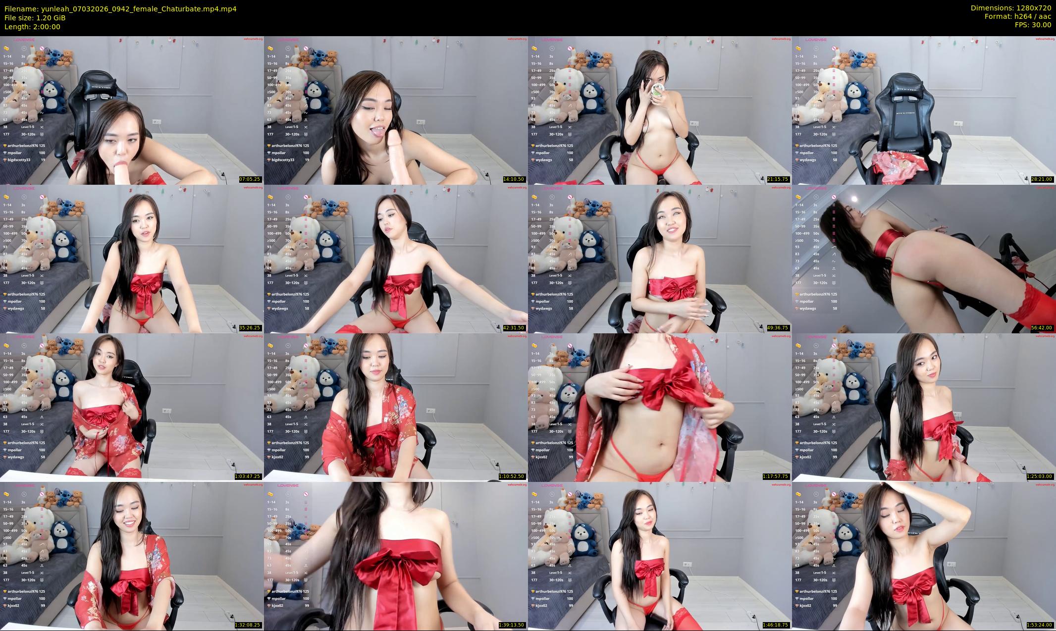 yunleah — 120 minute Chaturbate female cam show recording, 720p, Mar 7, 2026