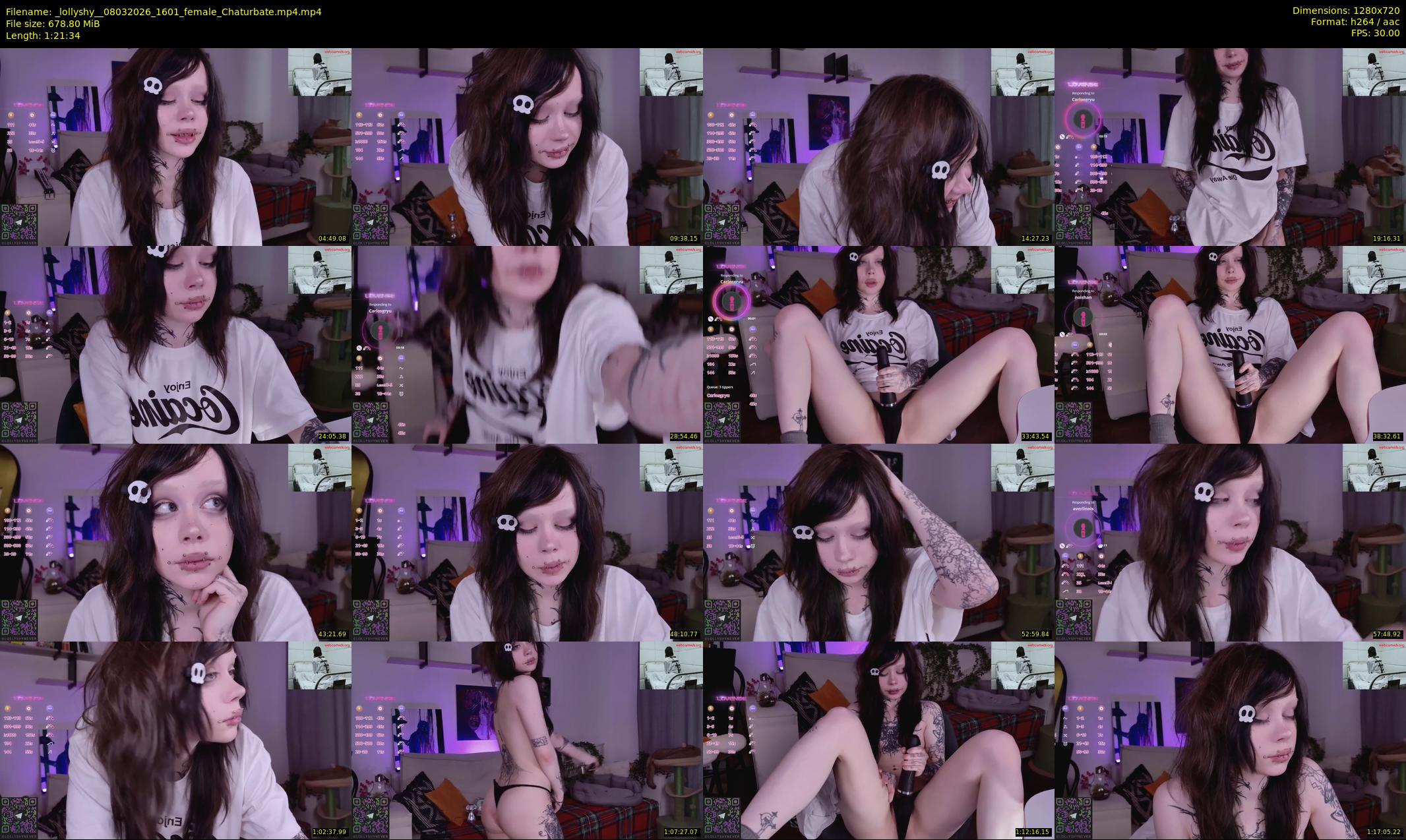 _lollyshy_ — 82 minute Chaturbate female cam show recording, 720p, Mar 8, 2026