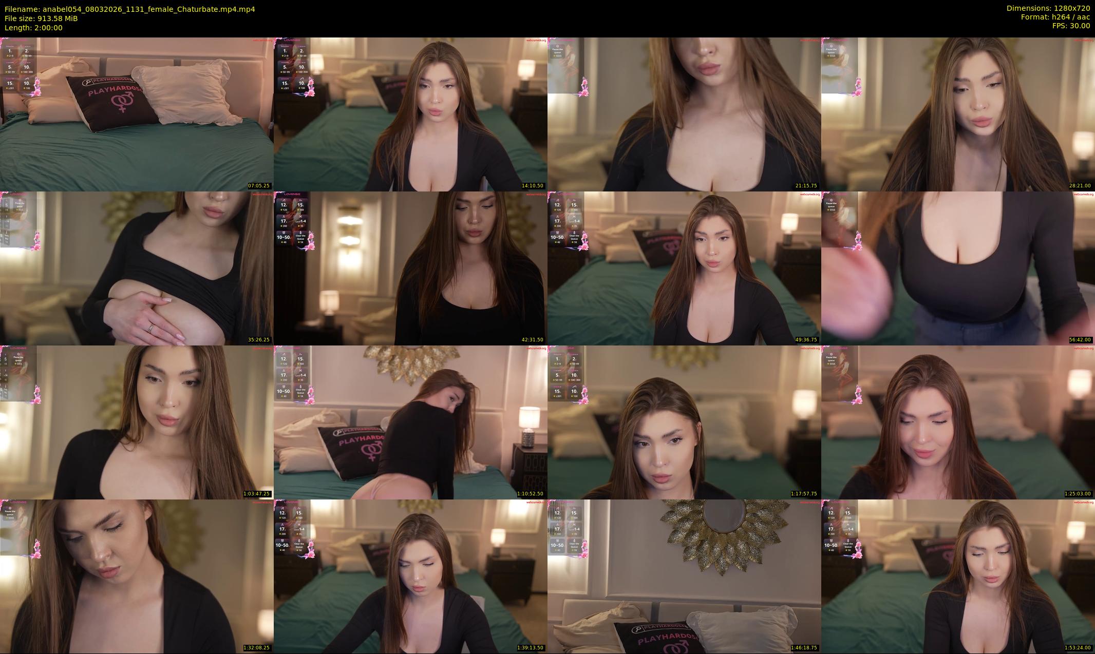 anabel054 — 120 minute Chaturbate female cam show recording, 720p, Mar 8, 2026