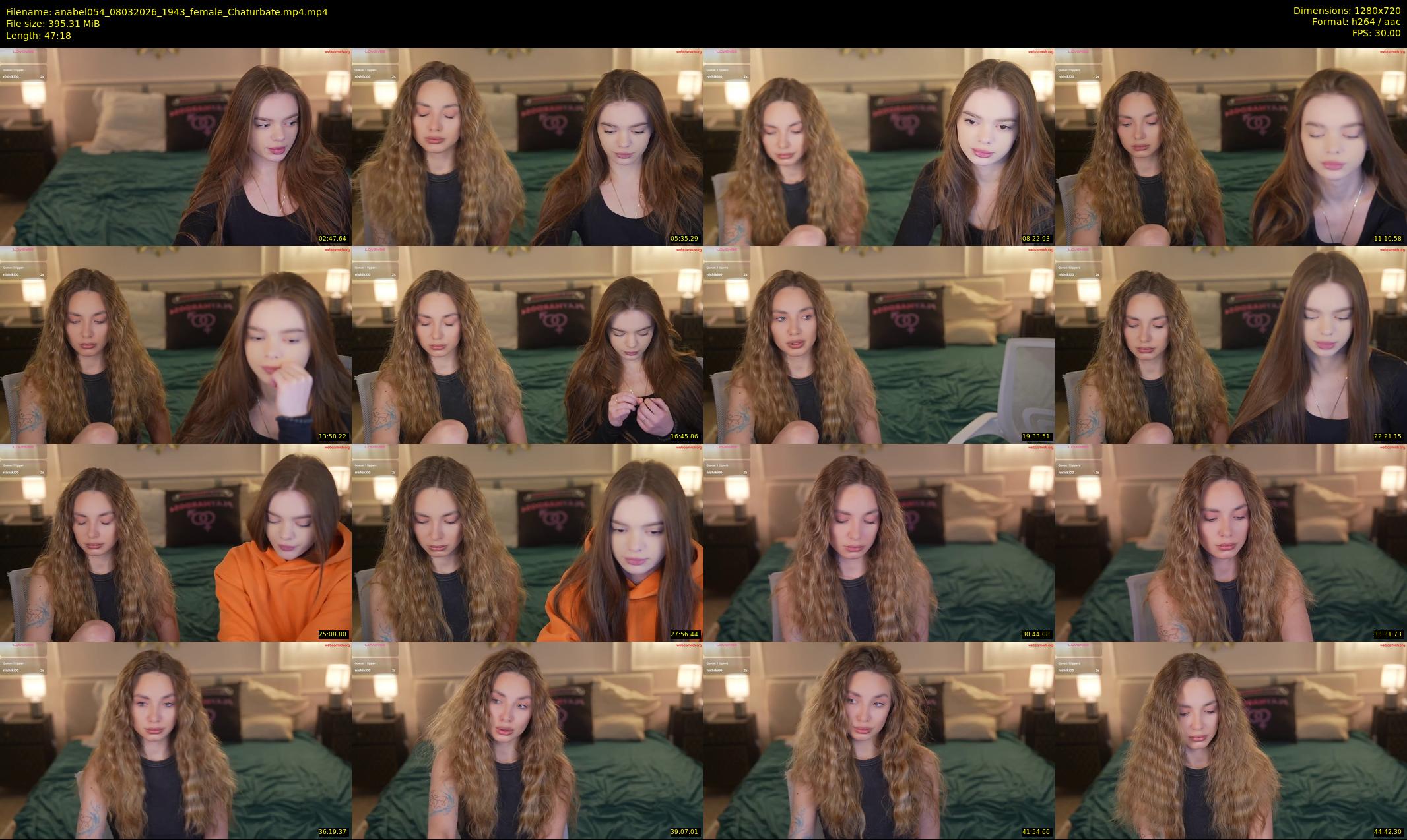 anabel054 — 48 minute Chaturbate female cam show recording, 720p, Mar 8, 2026