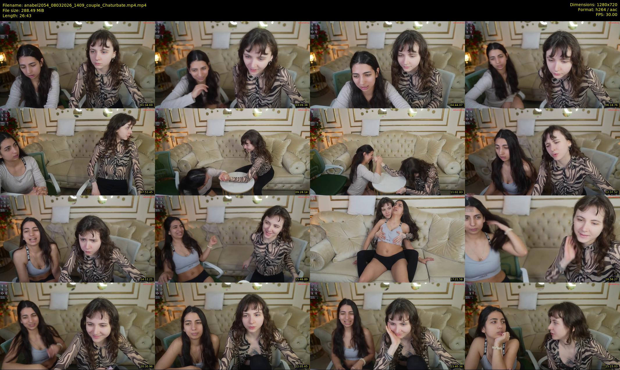 anabel2054 — 27 minute Chaturbate female cam show recording, 720p, Mar 8, 2026
