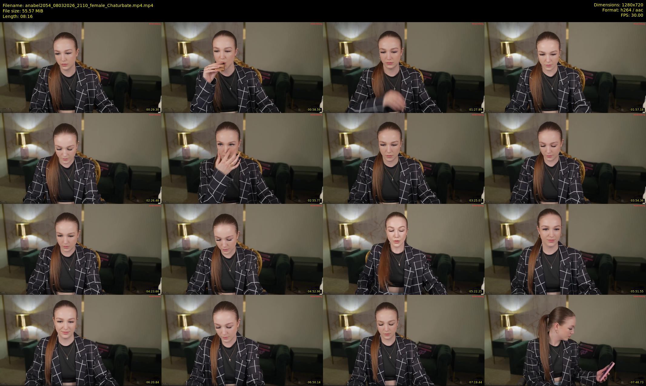 anabel2054 — 9 minute Chaturbate female cam show recording, 720p, Mar 8, 2026