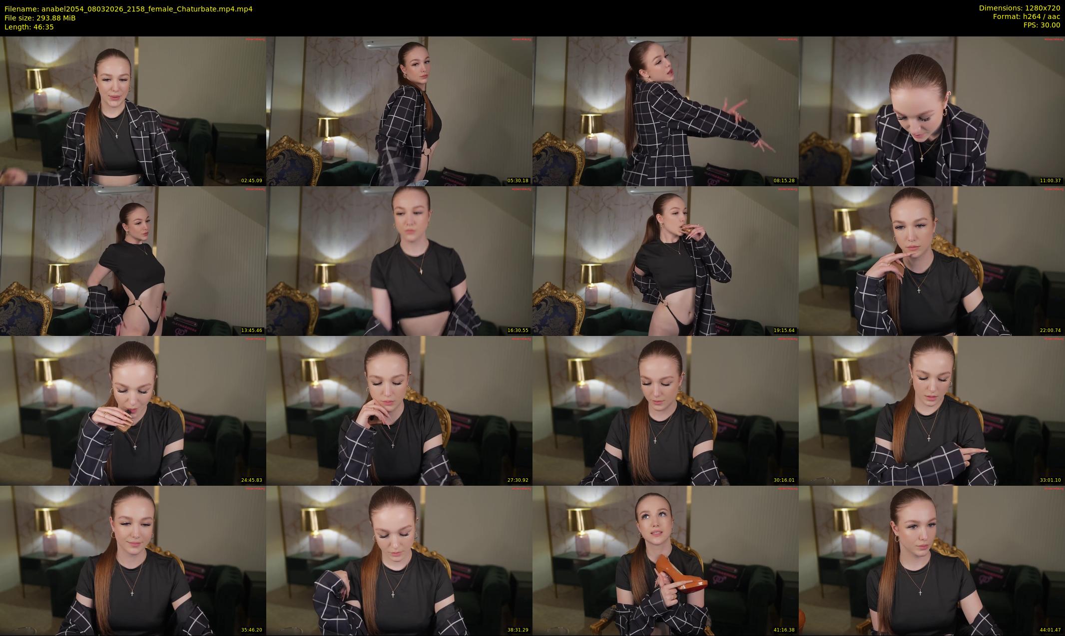 anabel2054 — 47 minute Chaturbate female cam show recording, 720p, Mar 8, 2026